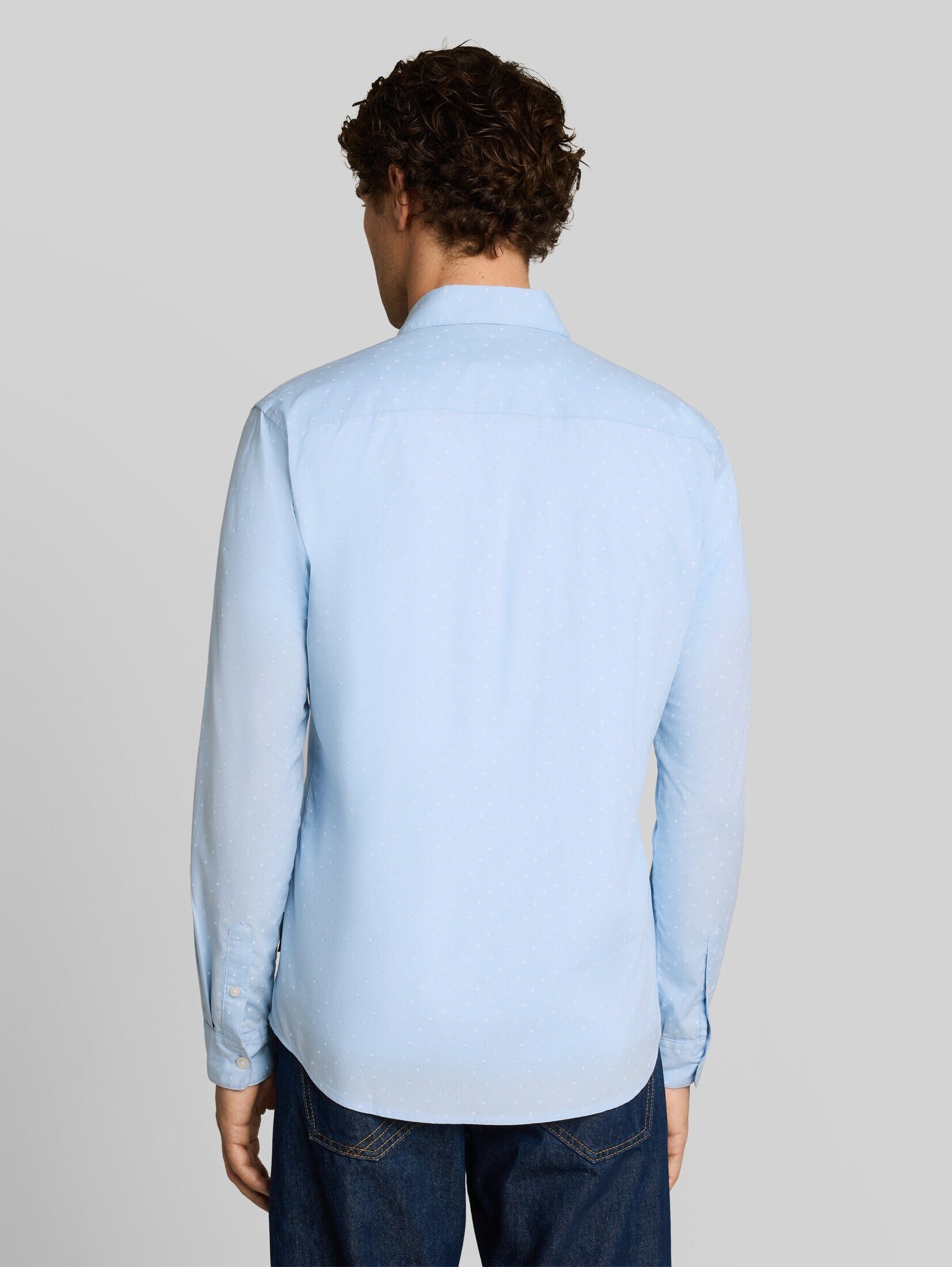 TOM TAILOR Denim Langarmhemd Blusen & Shirts Regular Fit Hemd mit Muster