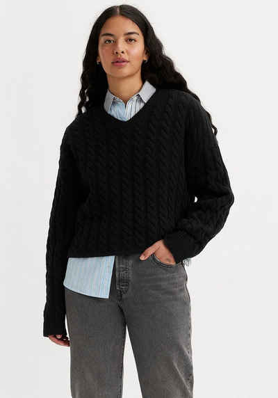 Levi's® В'язані светри RAE SWEATER NEUTRALS in Zopfstrick Muster