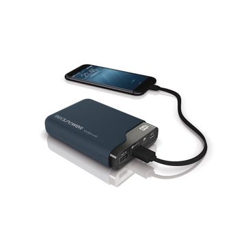 Realpower PB-10000 PD Powerbank Powerbank 10000 mAh, Quick Charge 3.0, USB-C Ladegerät / Ersatzakku für PD Notebooks