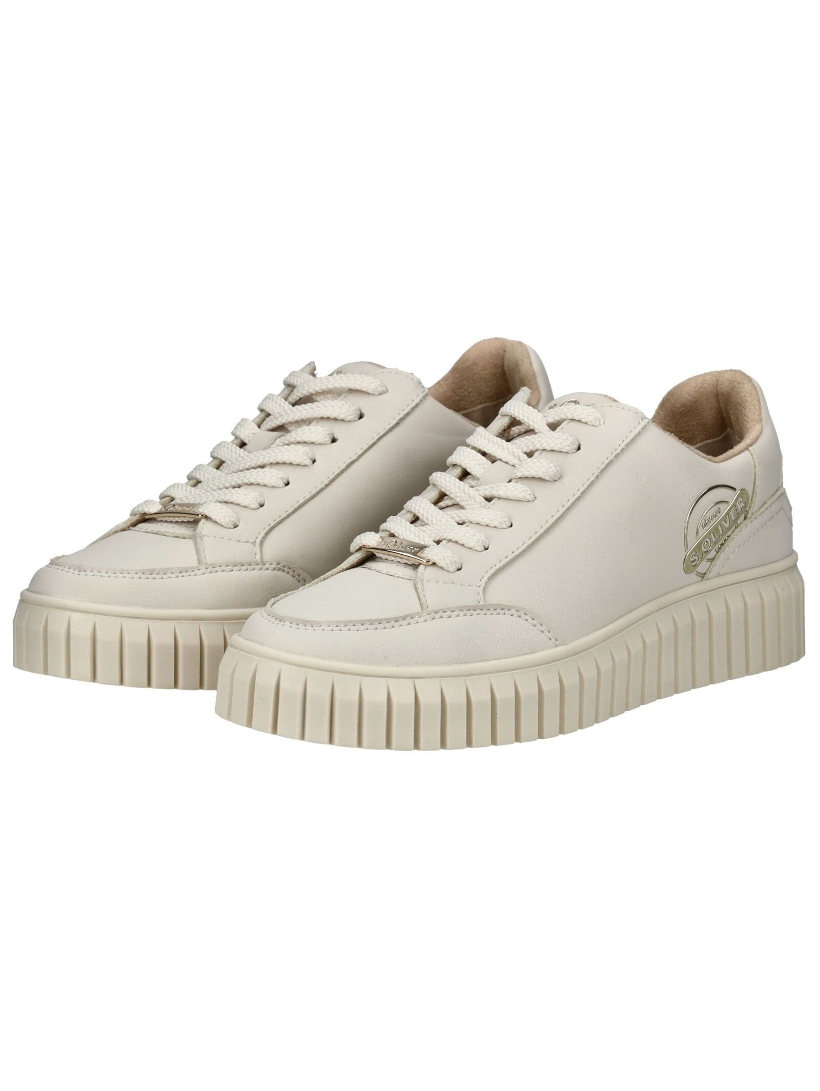 s.Oliver Sneaker Lederimitat . Plateausneaker