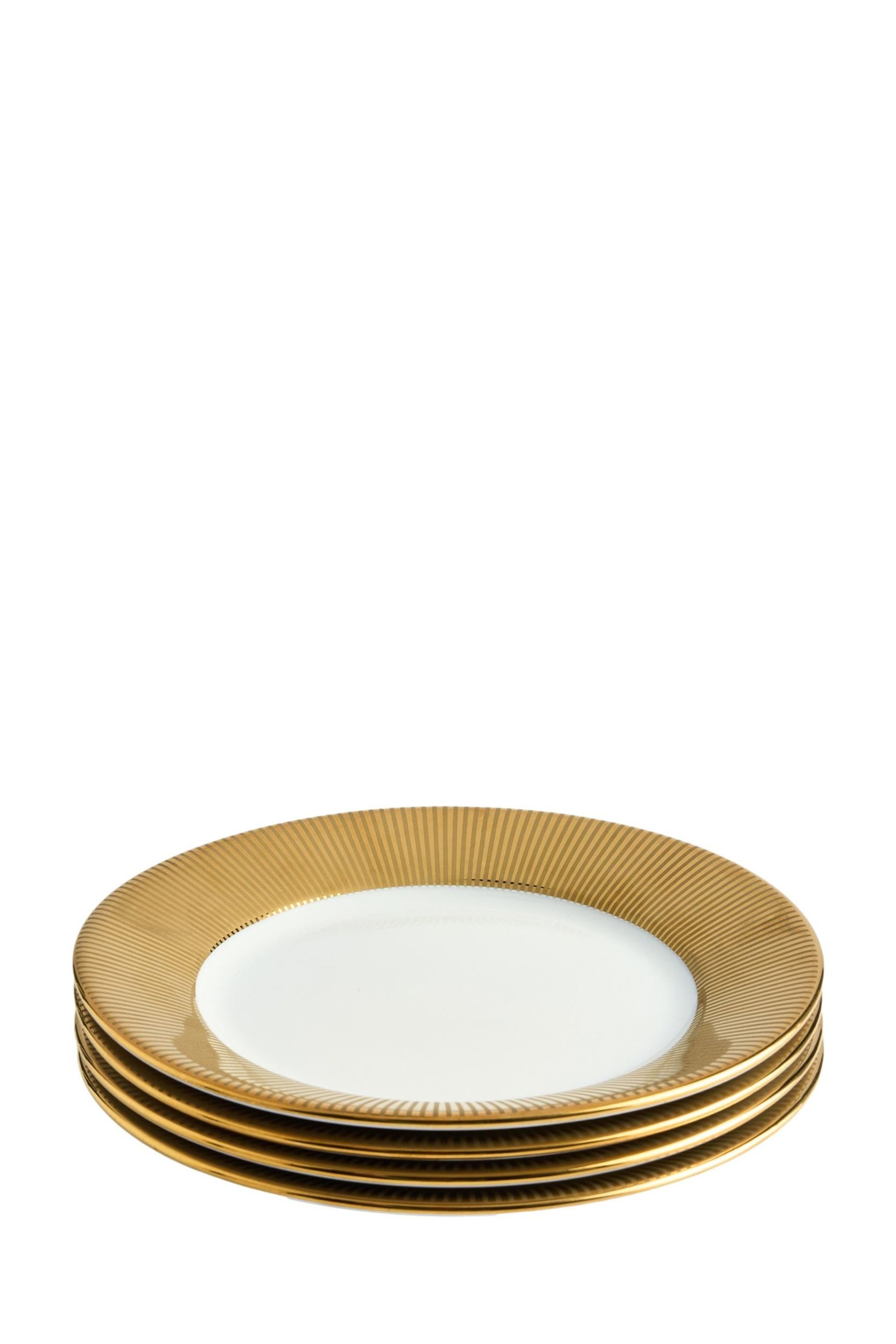 Servierteller Beilagenteller, 4er-Set