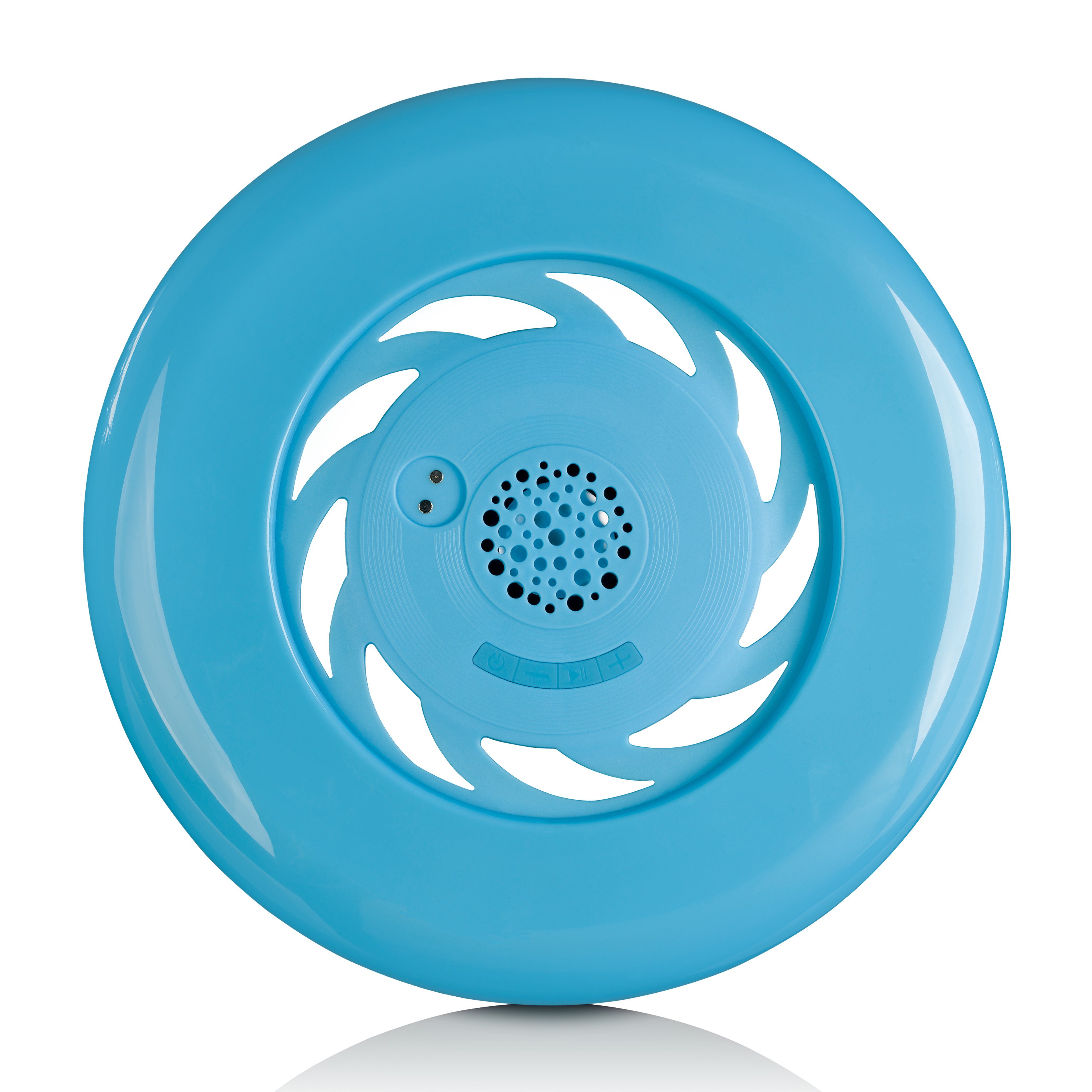 Lenco AFB-100BU Bluetooth-Lautsprecher 1.0 (Bluetooth, 2 W, Wasserfeste Bluetooth Frisbee mit Lautsprechern - 20m Sound-Reichweite)