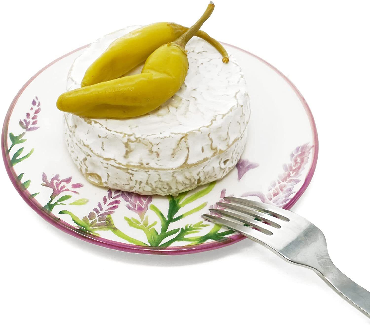 Lashuma Teller Lavendel, (4 St), Keramik Set aus kleinen Esstellern, Servierplatten rund Ø 15 cm