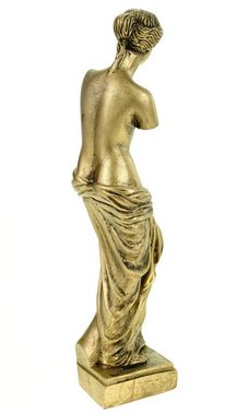 Kremers Schatzkiste Dekofigur Alabaster Venus von Milo Figur Skulptur 25 cm goldfarben Aphrodite