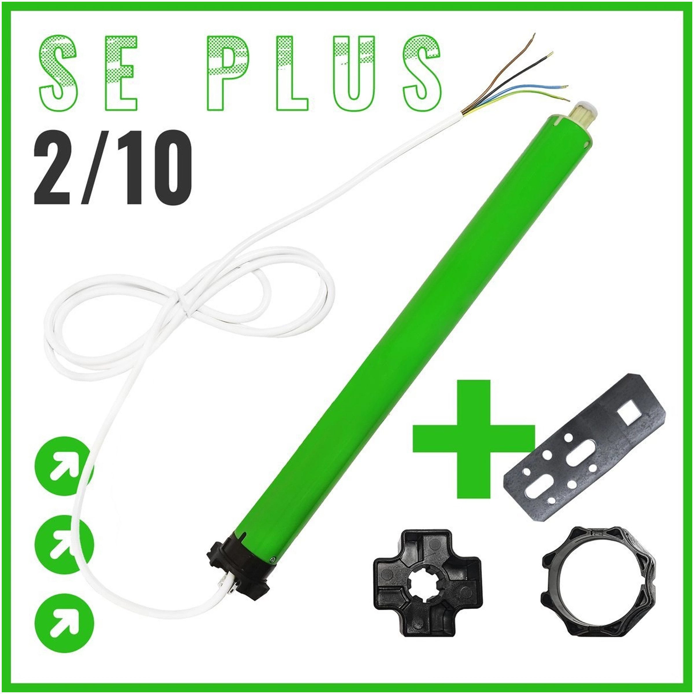 Selve Rollladenmotor Selve SE Plus 2/10 Rollladenmotor 10Nm Rohrmotor 382040, (1 St)