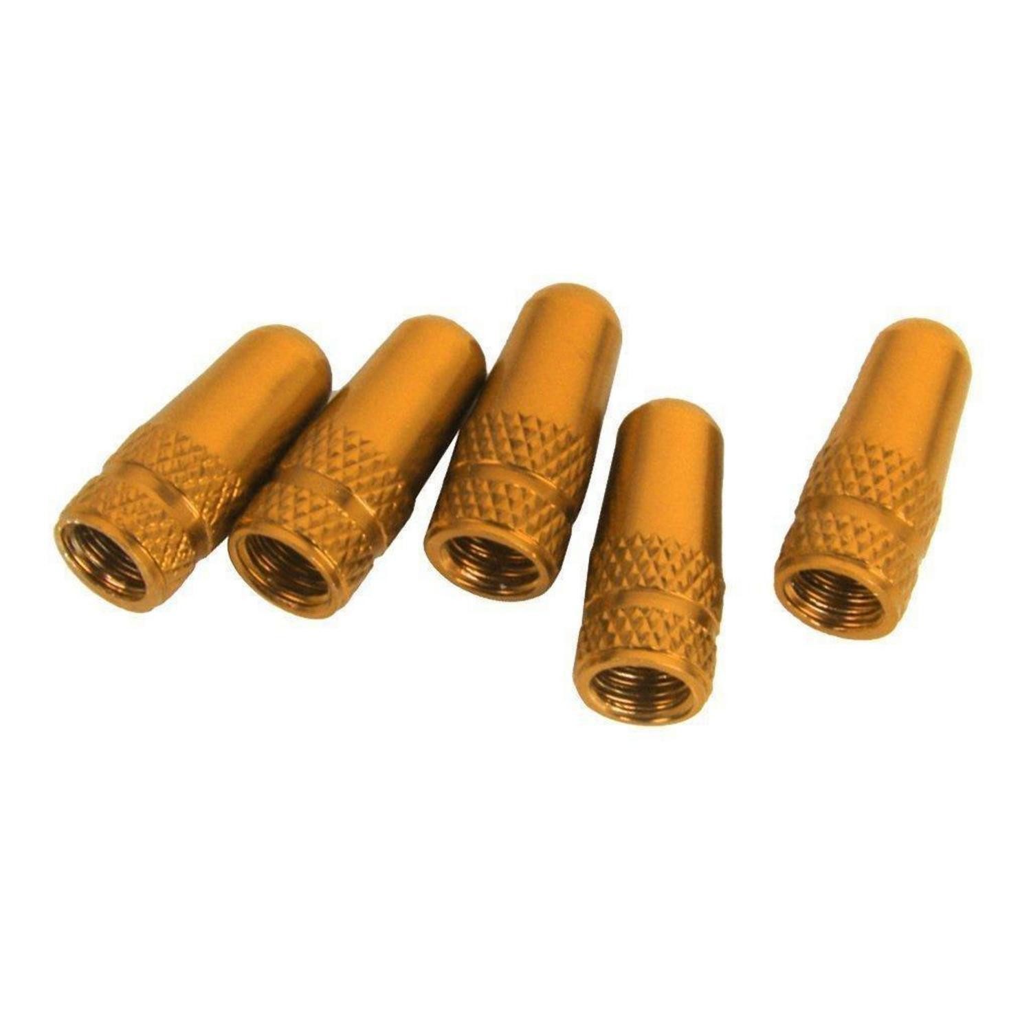 LuxusKollektion Ventilkappe Ventilkappen Presta 5er Gelb Staubschutz leicht montierbar