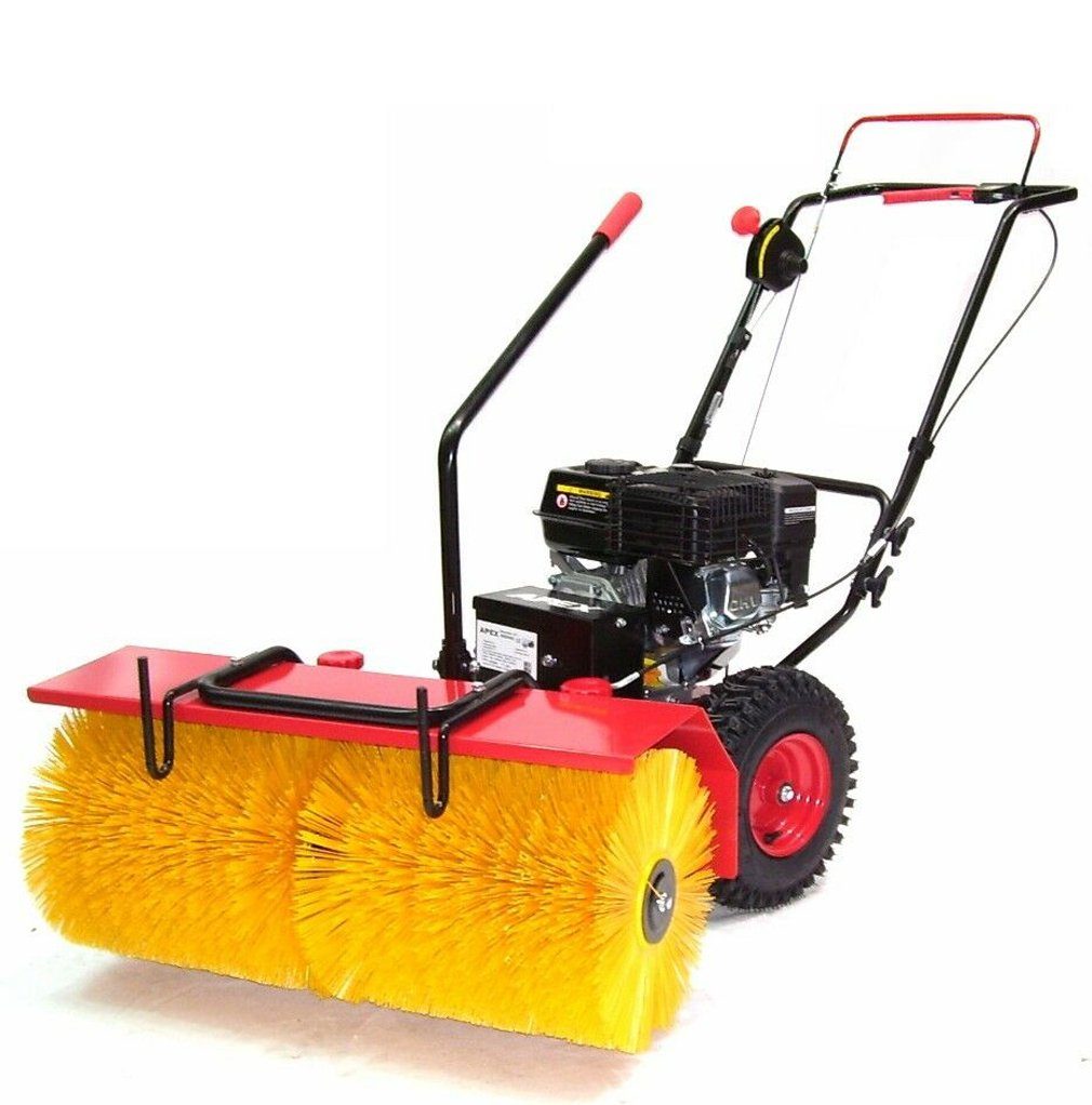 Kehrmaschine 55737 Kehrmaschine 800 mm Motorbesen 80 cm Besen Schneeräumer