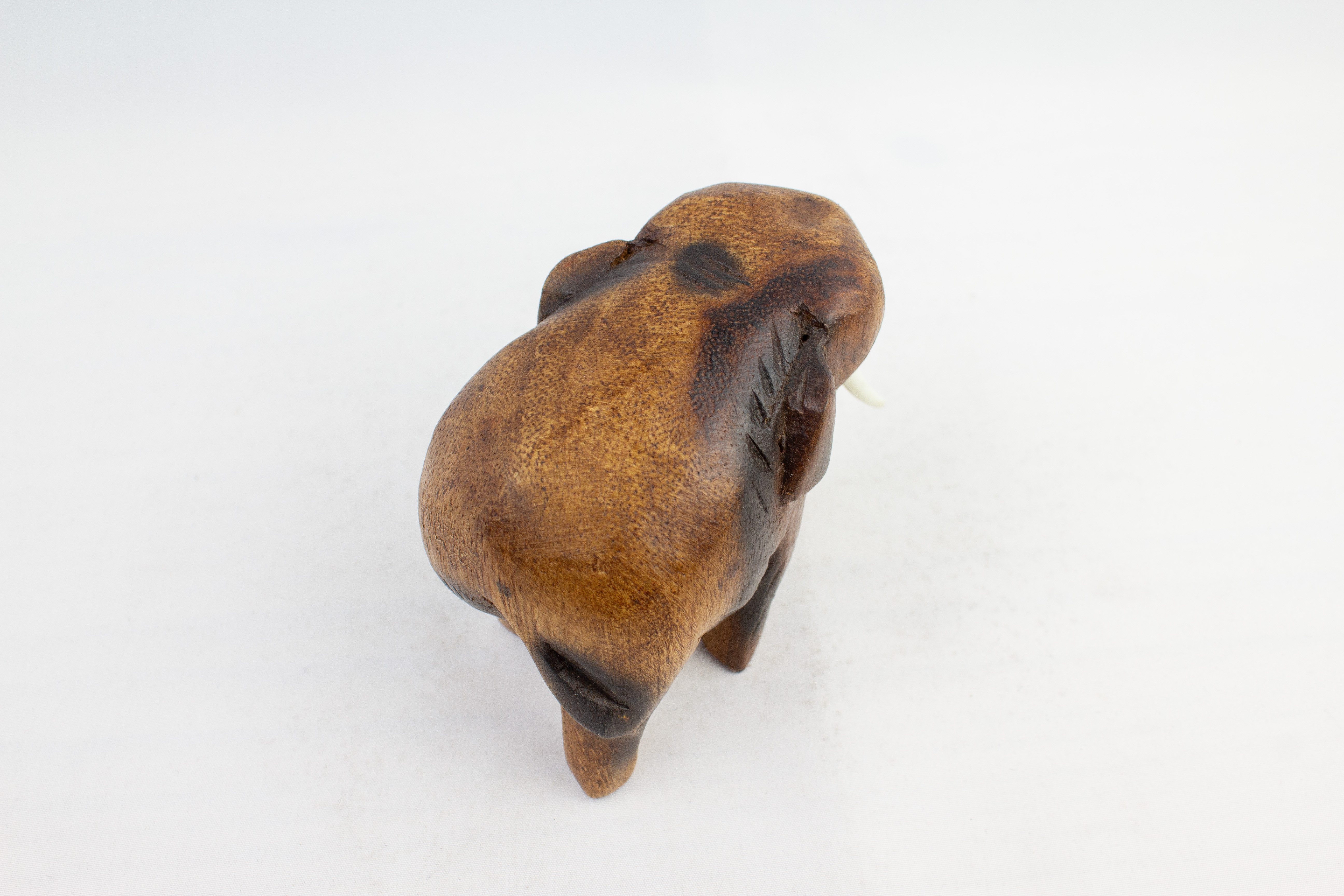 WORU Tierfigur Elefant Holzfigur laufend – Deko aus Holz, braun, 6 Größen – Bild 3 von 5