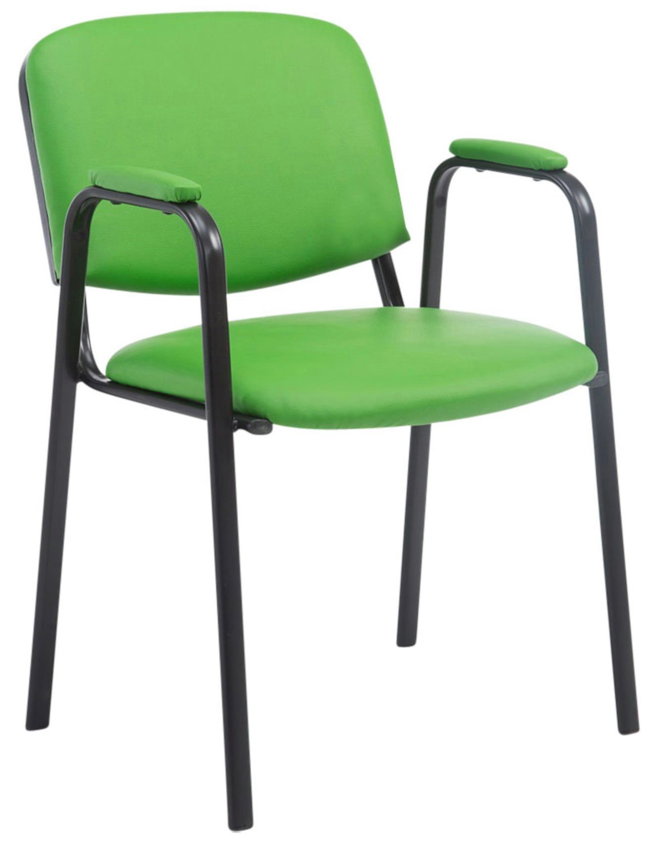 CLP Besucherstuhl Ken PRO Kunstleder (4er Set, 4 St), mit Armlehnen