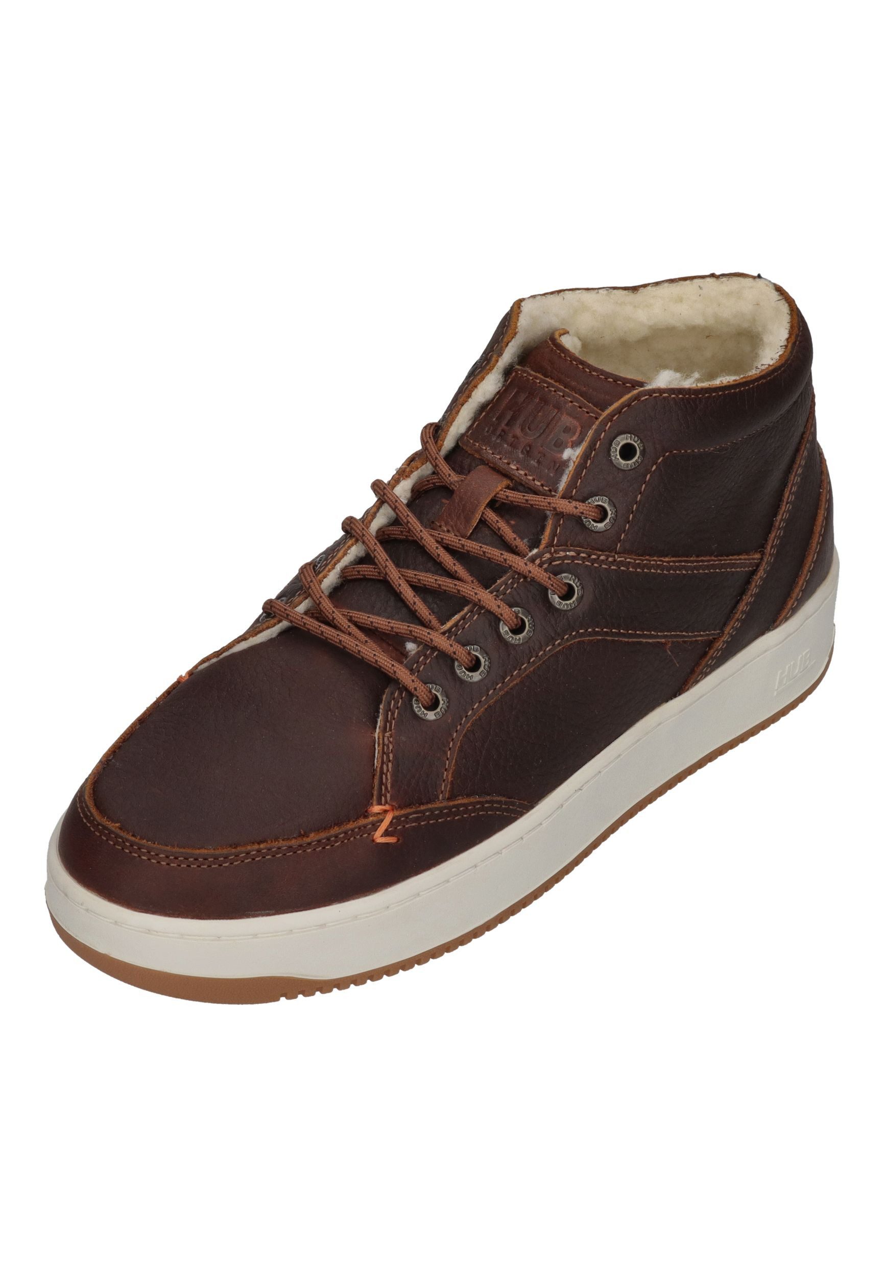 HUB KINGSTON 2.1 WOOL Кроссовки Cognac Off White Dark Gum