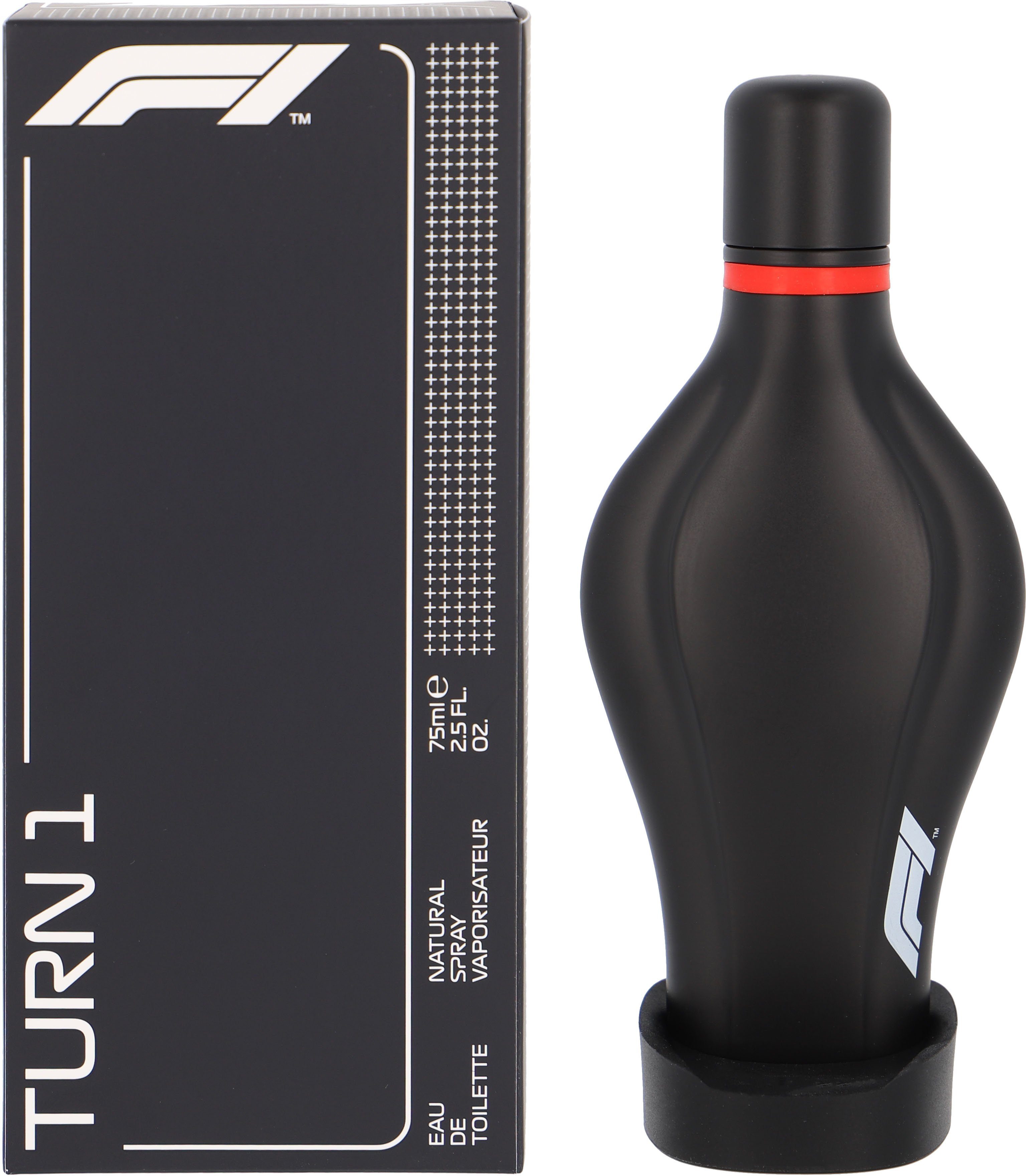 F1 Eau de Toilette Turn 1, mit holzig aromatischer Note