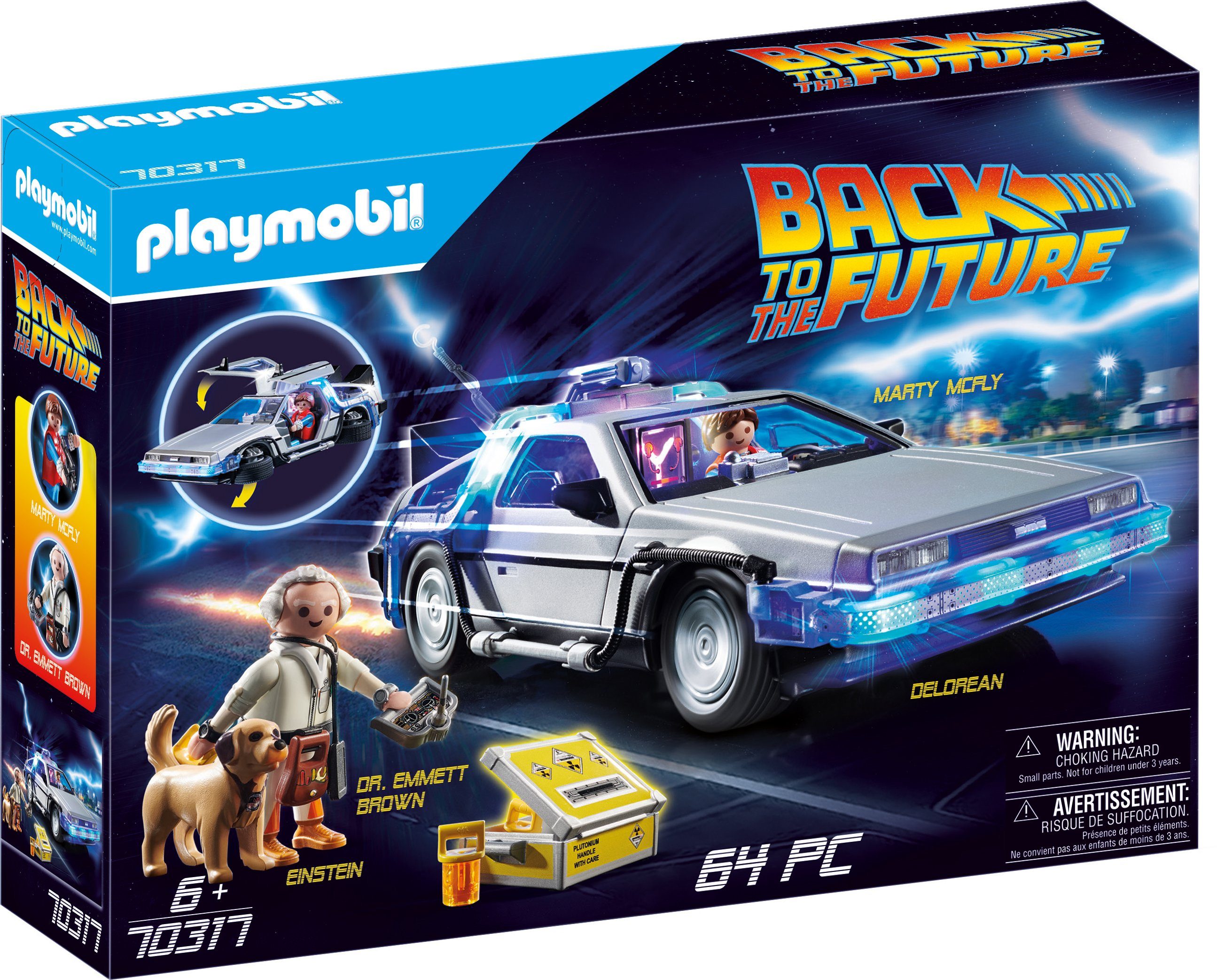Image of PLAYMOBIL® Back to the Future - DeLorean 70317