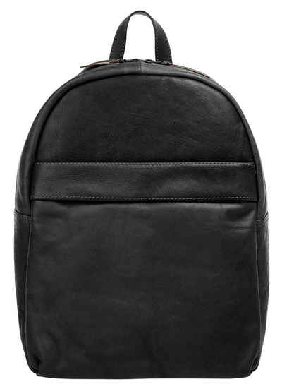 X-Zone Laptoprucksack, echt Leder