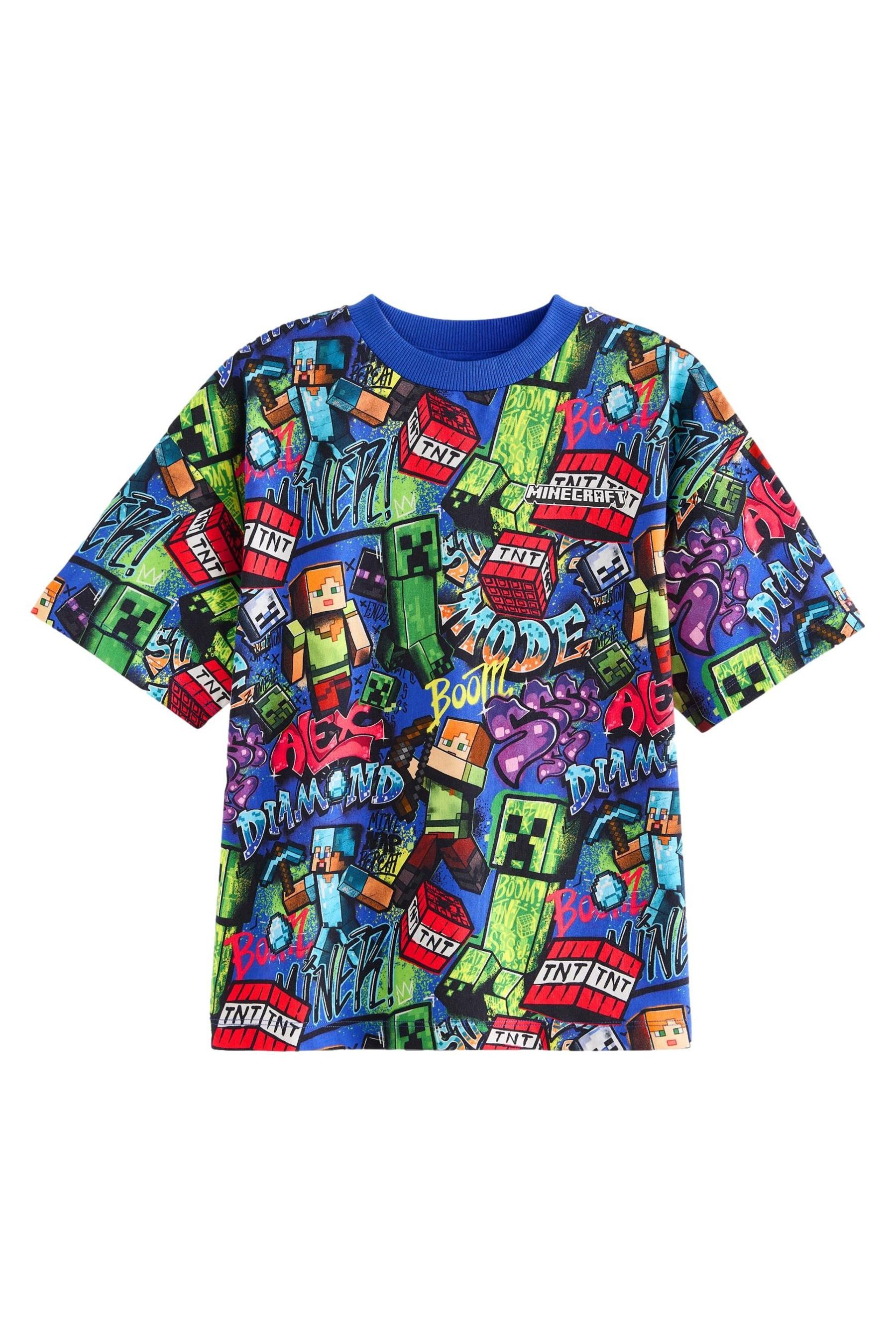 Next T-Shirt Lizenziertes T-Shirt mit Allover-Print (1-tlg)