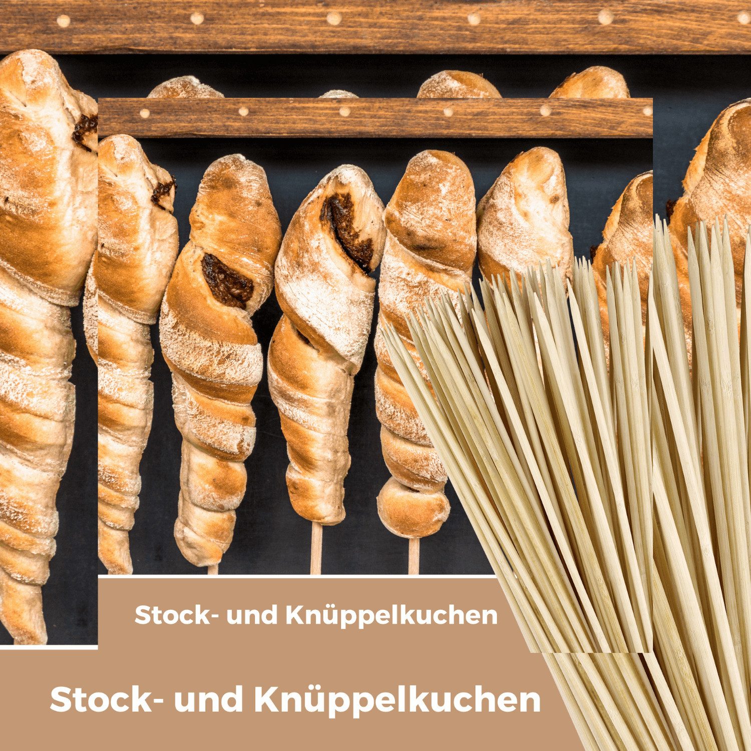 satis Lagerfeuer-Grillspieß satis 100 Stockbrot Spieße Bambus 90cm Marshmallow lebensmittelecht (100-St), Feuerschale, kindersicher, splitterfrei, lebensmittele – Bild 4 von 5