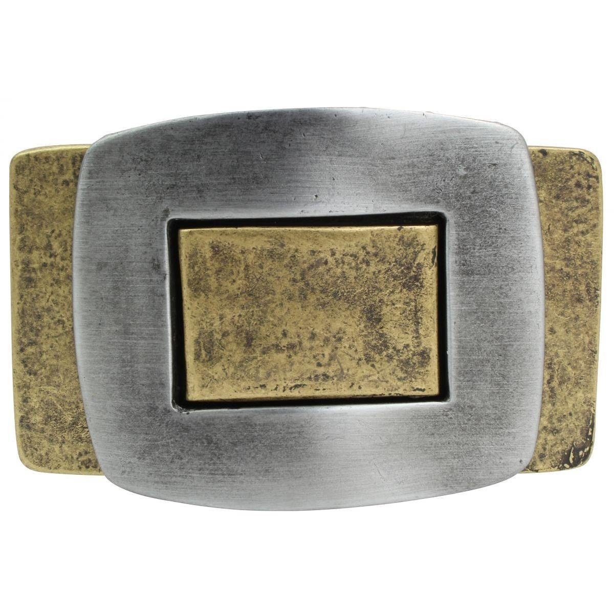Gürtelschnalle Bicolors 4,0 cm - Buckle Wechselschließe Gürtelschließe 40mm - LARP- u