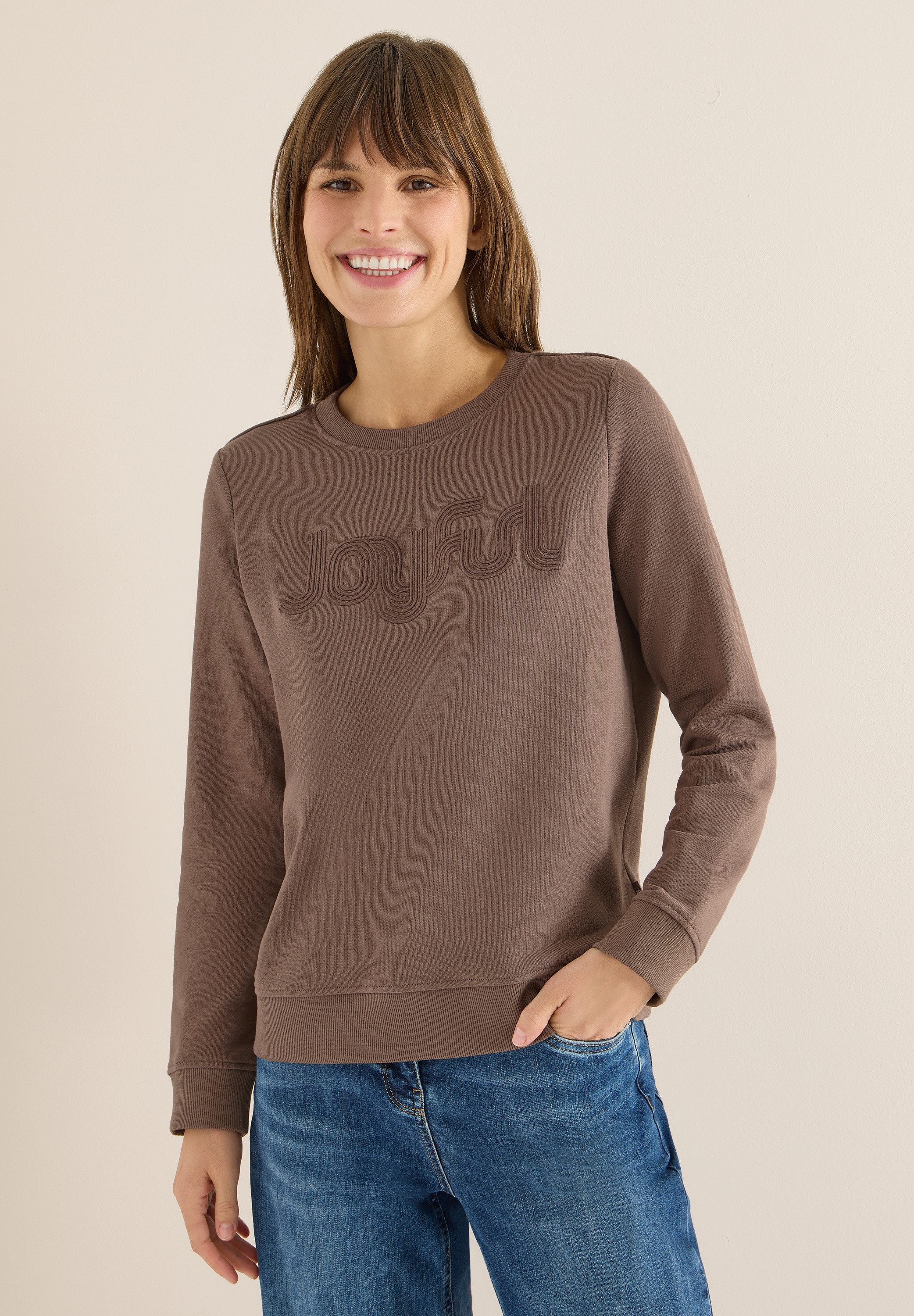 CECIL Sweatshirt aus reiner Baumwolle