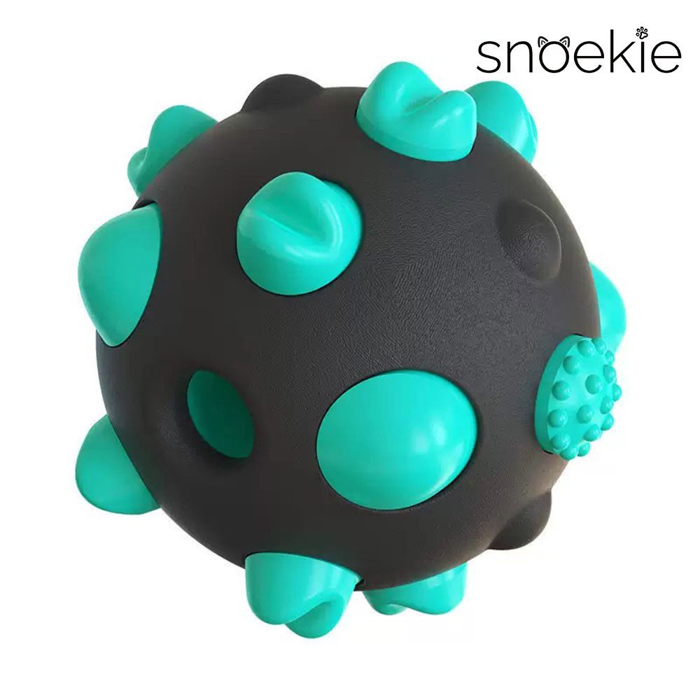 SNOEKIE Kauball Kauspielzeug für Hunde – Robuster Spiel- & Zahnball aus TPR und Nylon