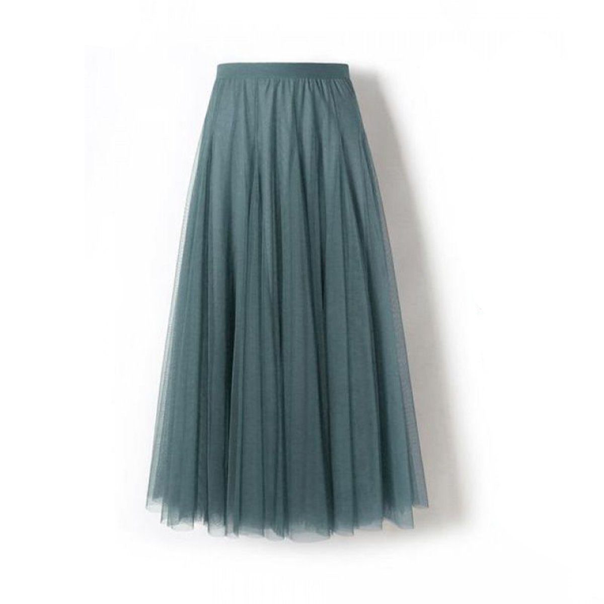 Meshrock Meshrock Damen Maxirock Sommer Elegant Lange Röcke Kleid Hohe Taille
