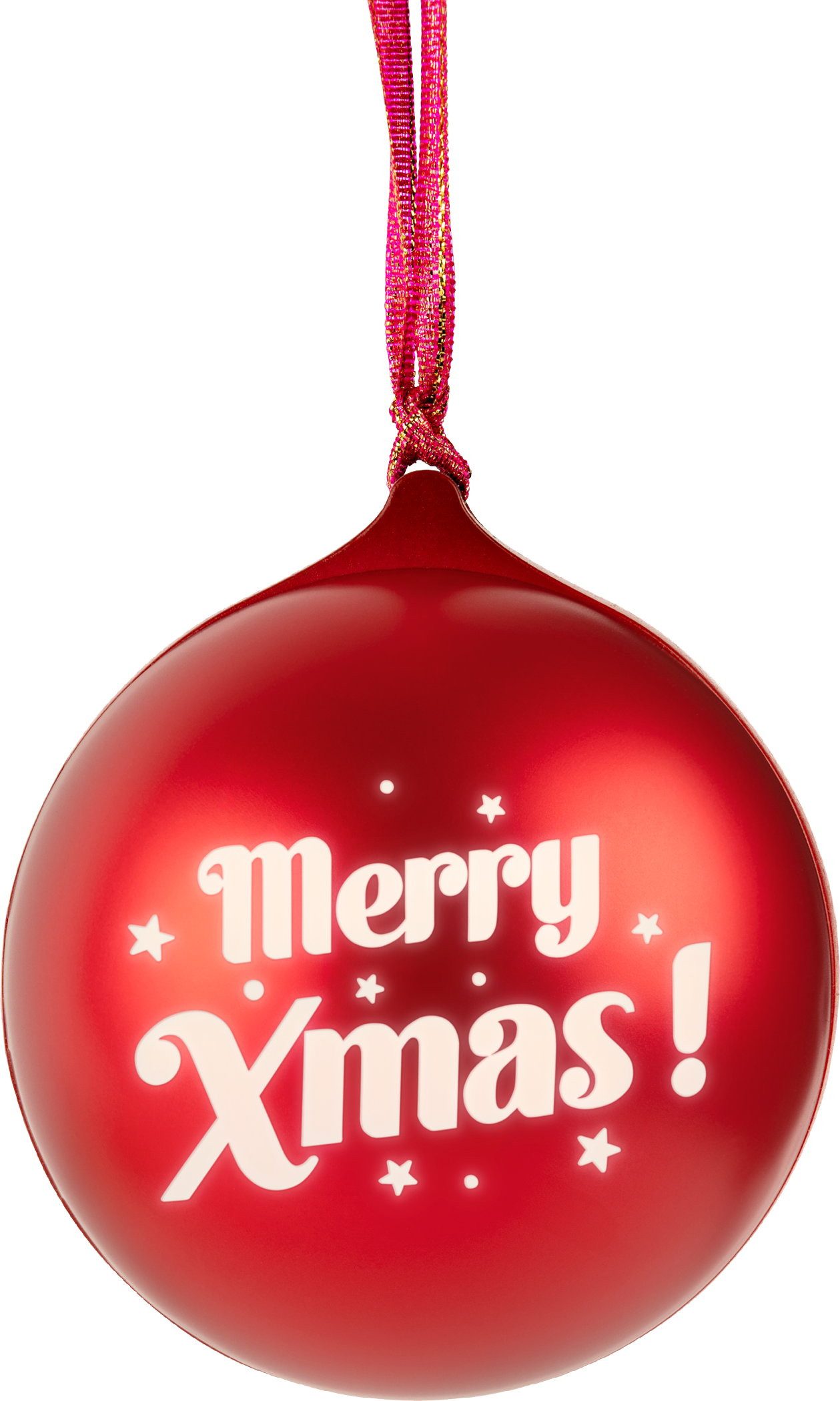 BigBen Bluetooth portabler Lautsprecher EPOK Weihnachtskugel rot AU390155 Bluetooth-Lautsprecher