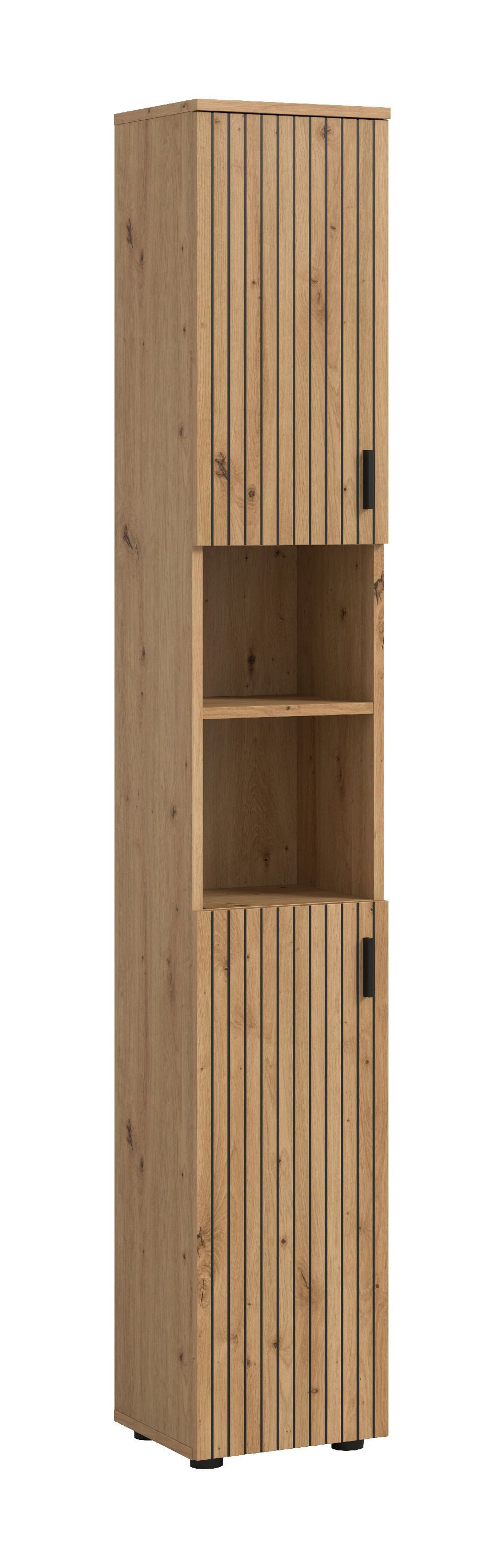 xonox.home Stauraumschrank Artisan Oak Nachbildung Melamin günstig online kaufen