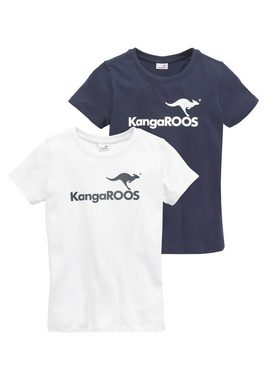 KangaROOS T-Shirt (Packung) mit Logodrucken