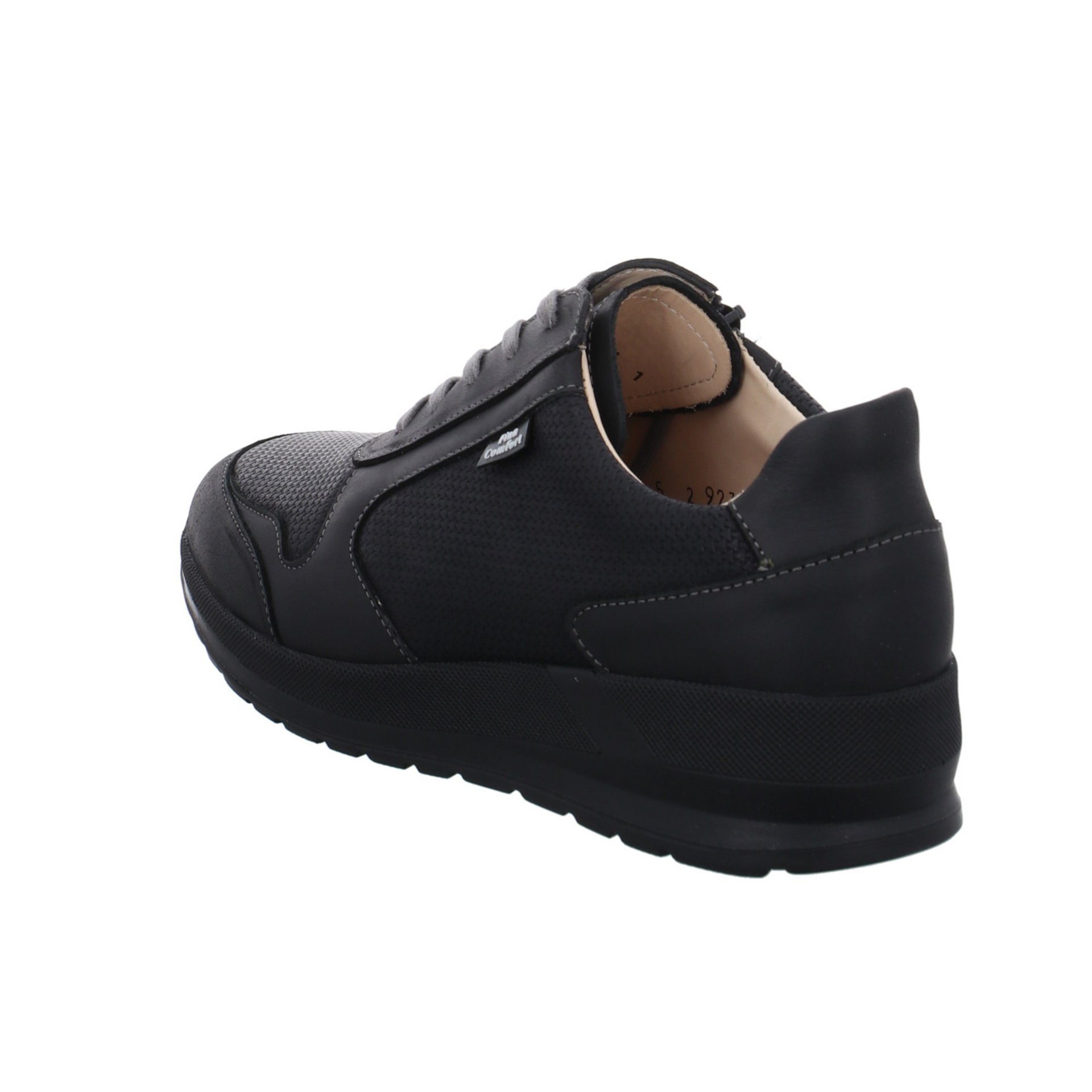 Schnürschuh Sneaker Finn Damen Leder-/Textilkombination Comfort Schnürhalbschuhe