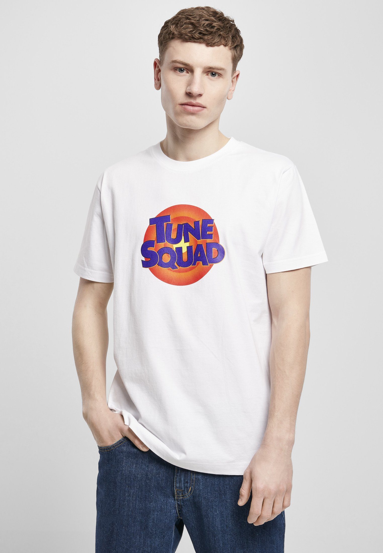 Mister Tee MisterTee Kurzarmshirt Herren Space Jam Tune Squad Logo Tee (1-tlg) white | T-Shirts