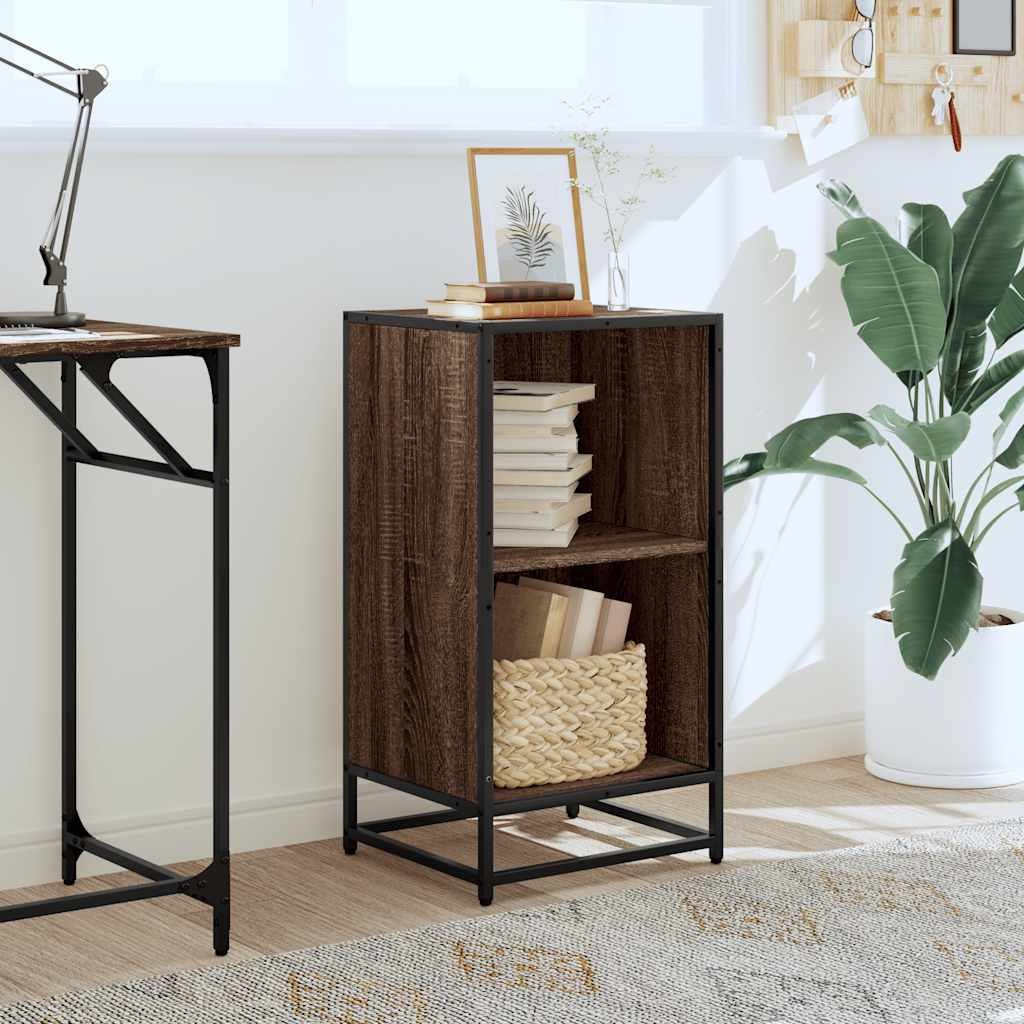 vidaXL Bücherregal Bücherregal Braun Eichen-Optik 40x35x76 günstig online kaufen