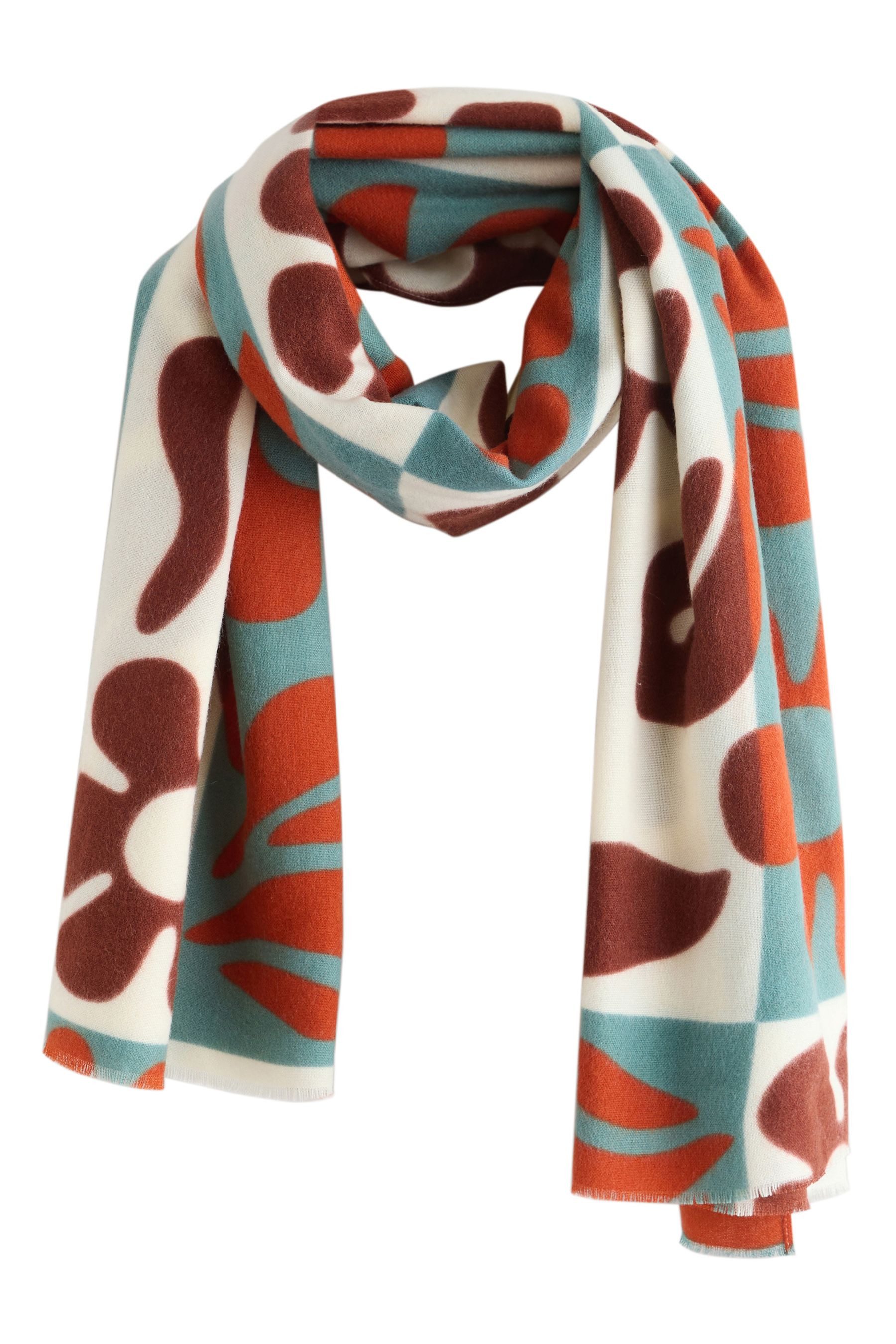 Next Schal Mittelschwerer Patchwork-Schal, (1-St)