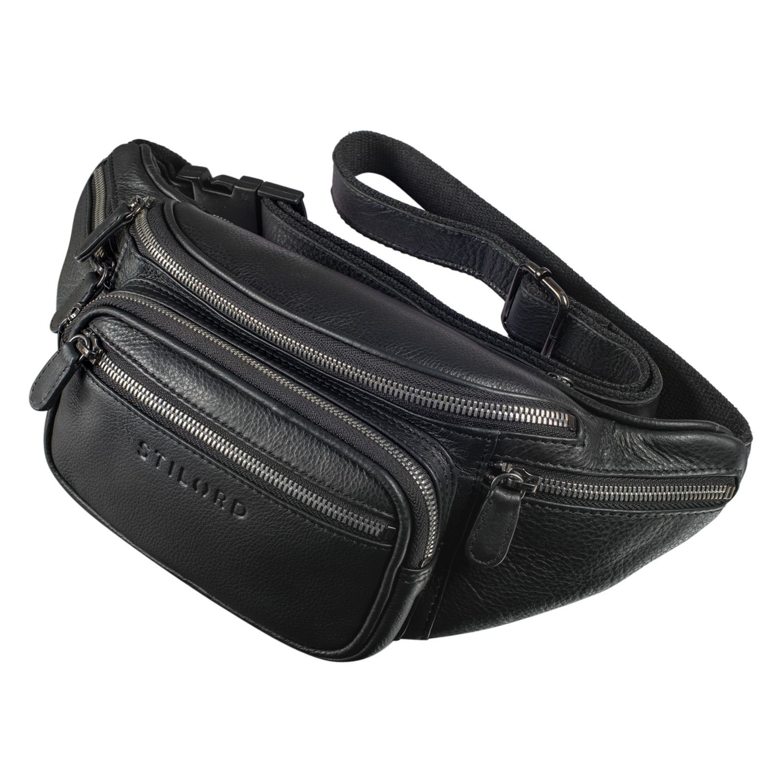 Bauchtasche "Caspar" Gürteltasche Leder Groß