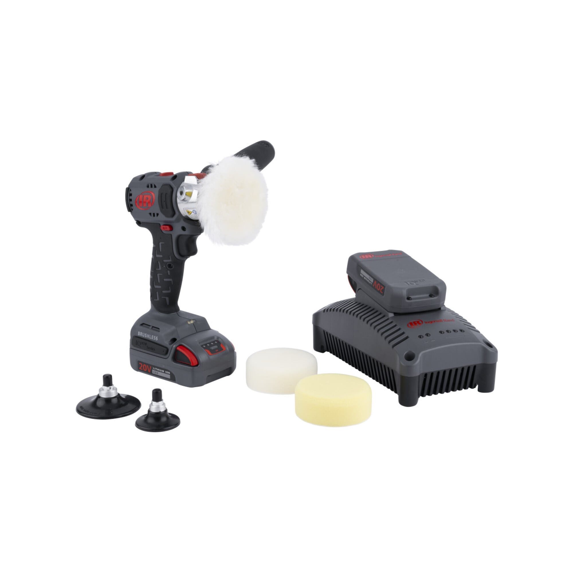 Ingersoll Rand Akku-Poliermaschine Ingersoll Rand Akku-Schleif-/Poliermaschine G4621 20V mit Akkus und La