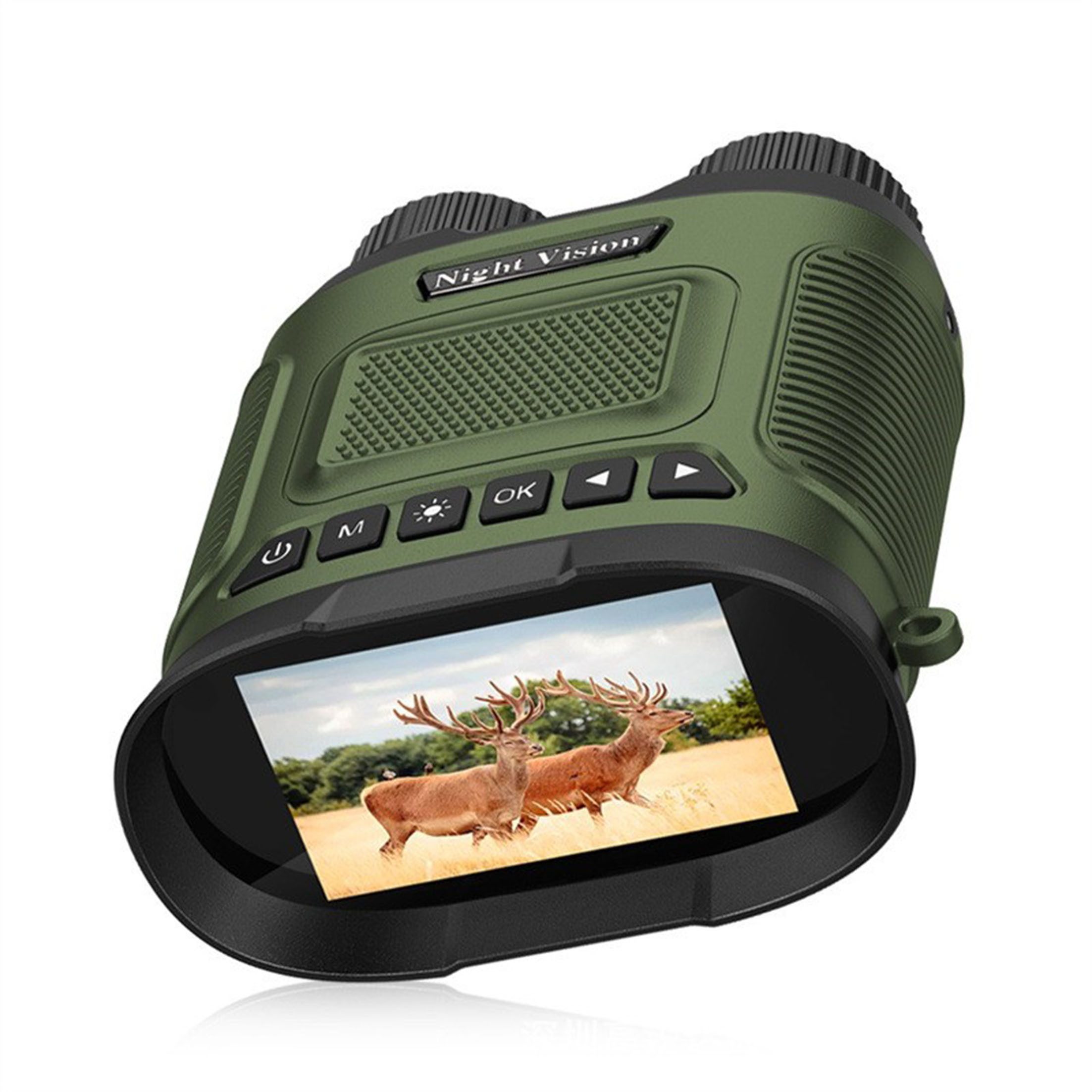 KINSI Nachtsichtgeräte, Ferngläser, hochauflösende Infrarotfotos und -videos Fernglas (Reichweite bei Tag: 96-1000 Meter, Reichweite bei Nacht: 200-300 Meter)