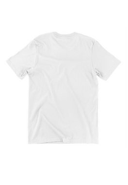 Novux T-Shirt Don't kill my vibes Herren Tshirt Farbe Weiß (1-tlg) aus Baumwolle