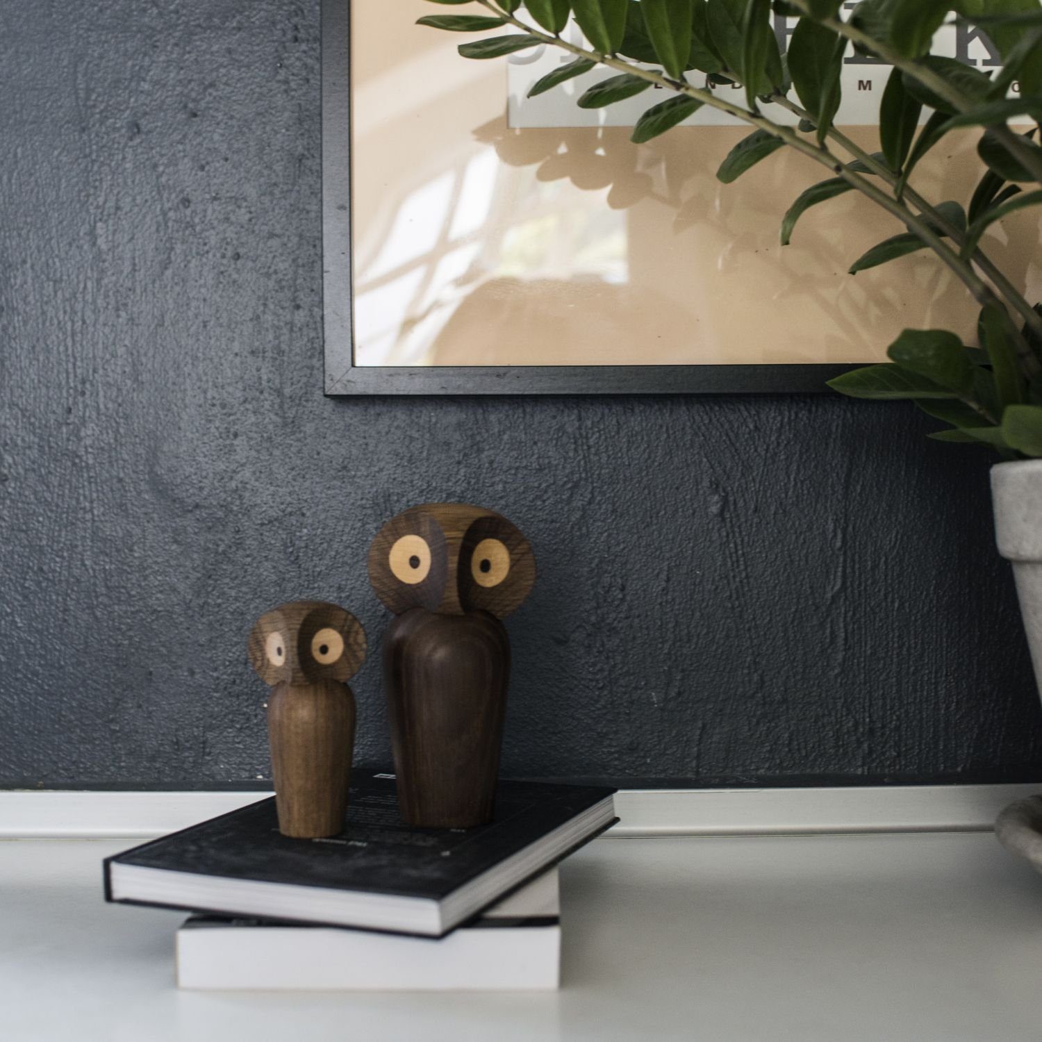 Architectmade Dekofigur Owl Large Räuchereiche günstig online kaufen