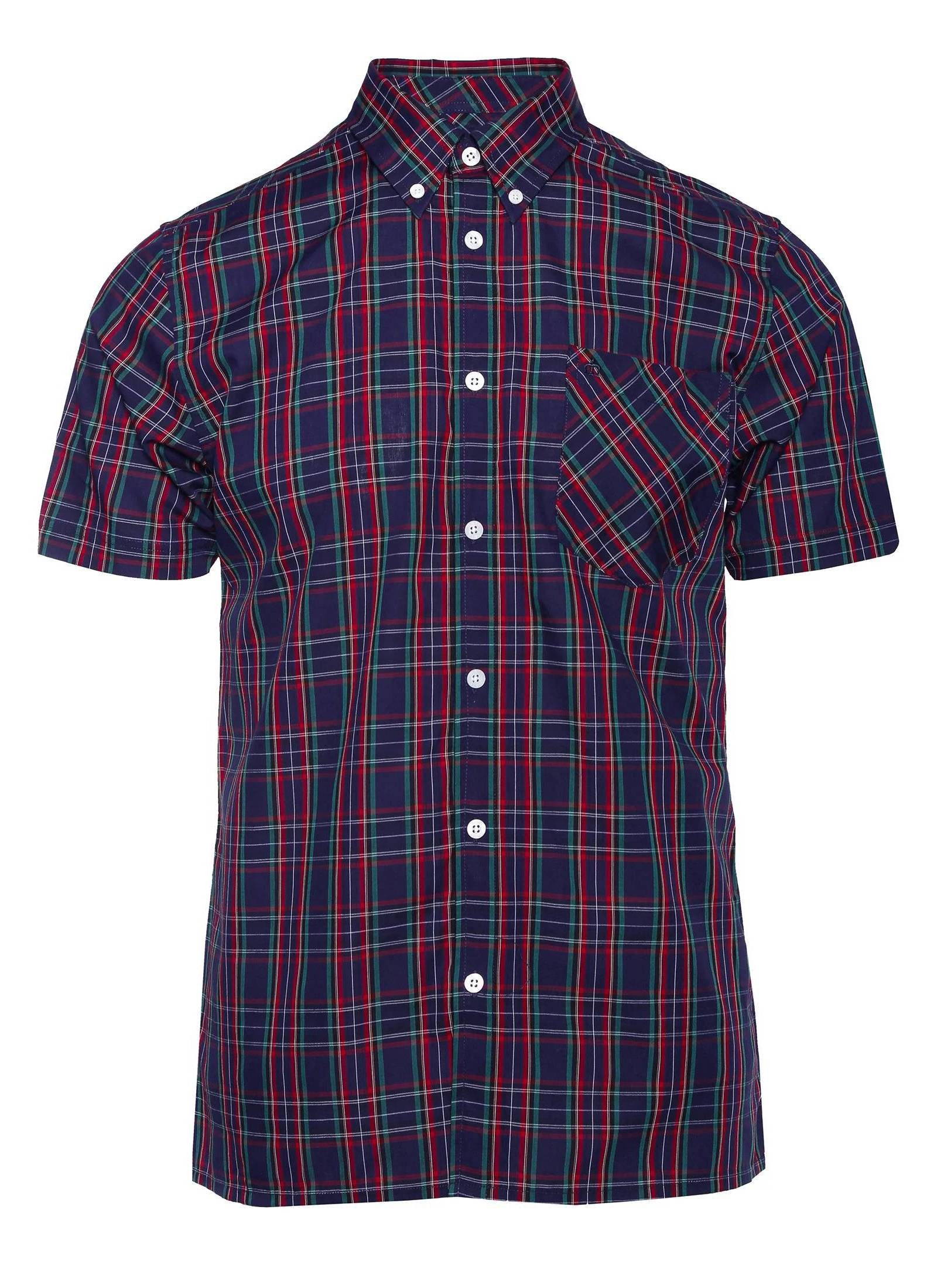 Merc London Kurzarmhemd Hemd Merc Mack Button-Down-Kragen