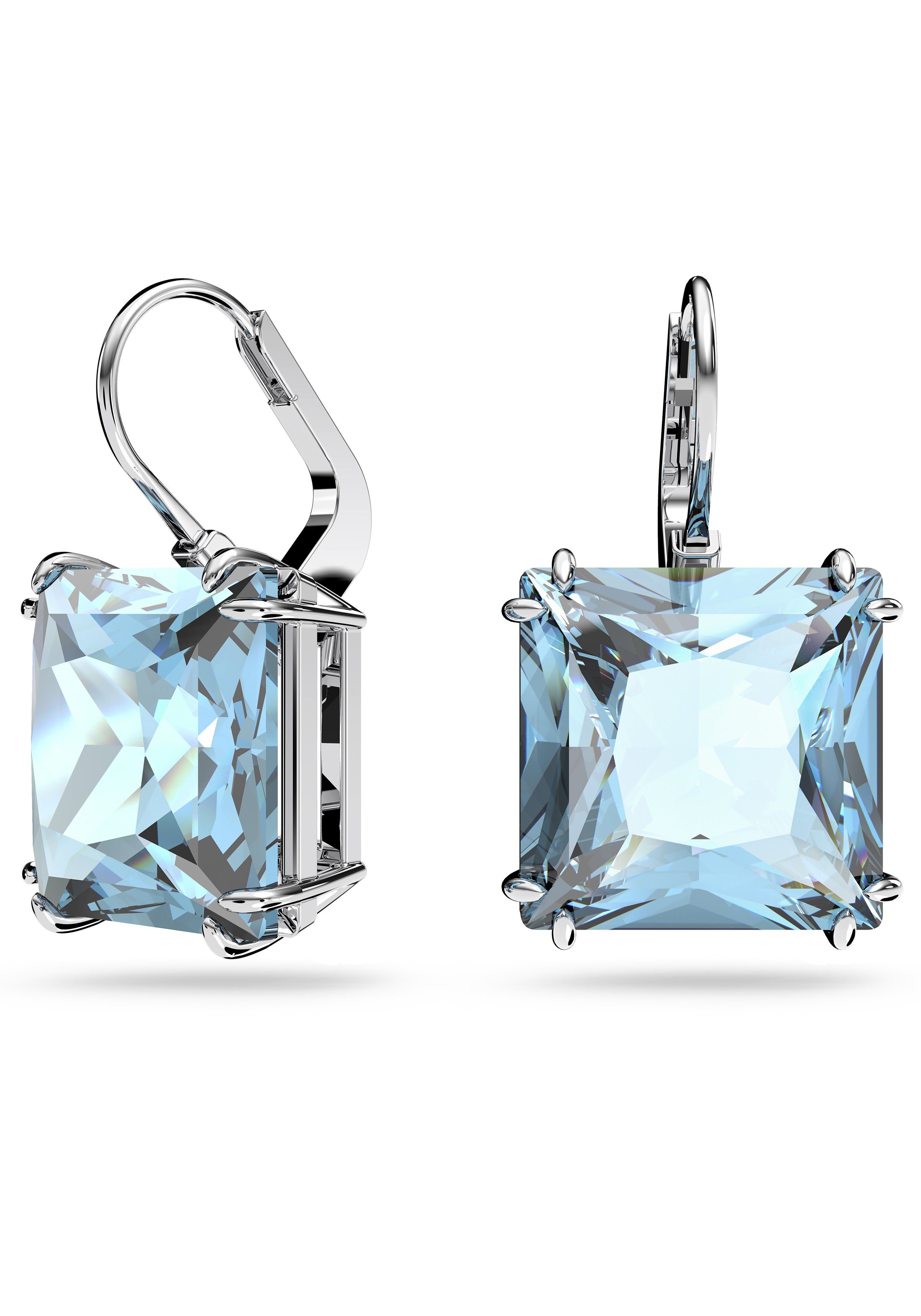 Swarovski Paar Ohrhänger Millenia, Quadrat-Schliff, Kissenschliff, günstig online kaufen