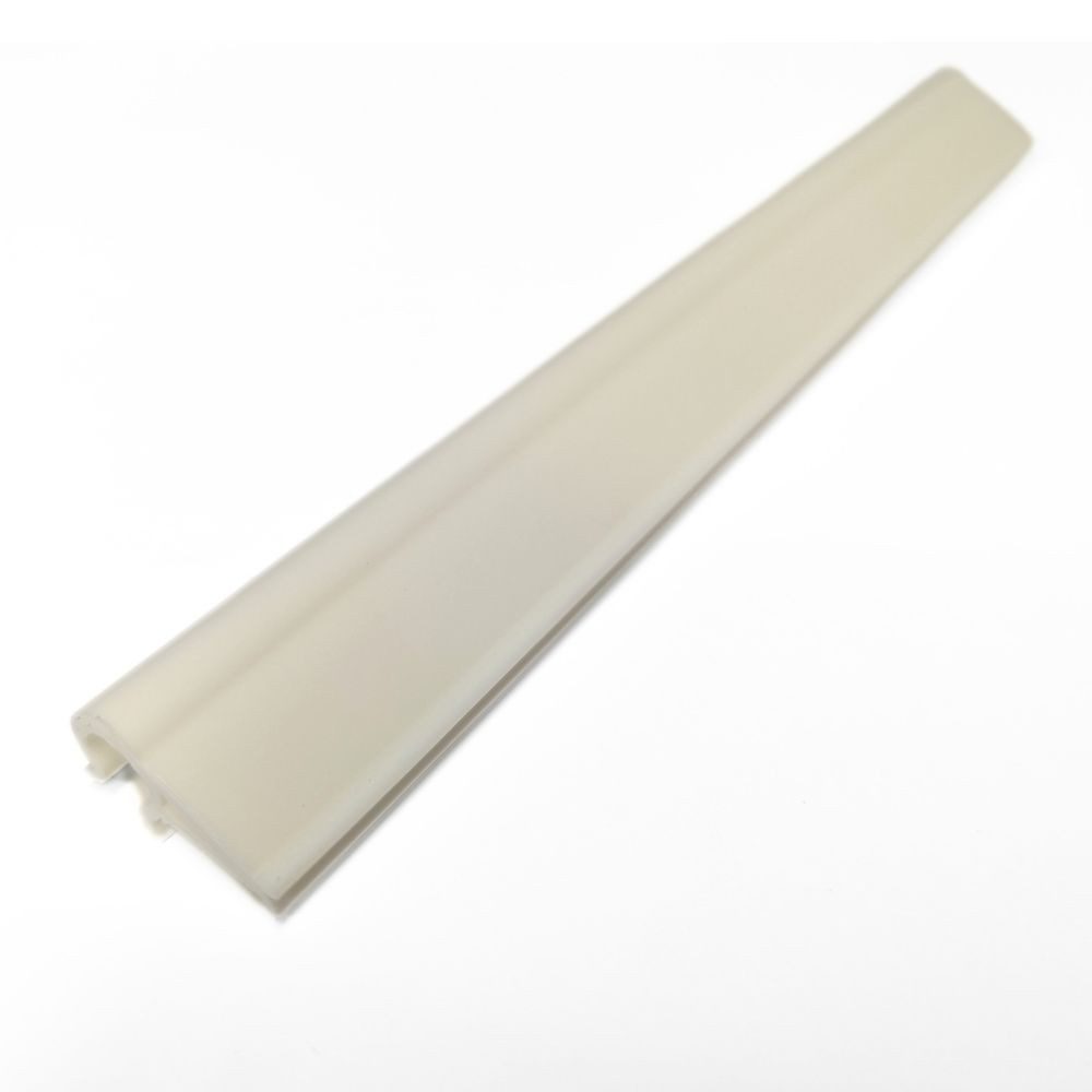 zaunzu Sichtschutzstreifen Klemmschiene PREMIUM-Clip Doppelstabzaun Weiß 1er Pack, (1x Set, 1-St., Premim-Clip Sichtschutzstreifen), Rost- und korrosionsbeständig