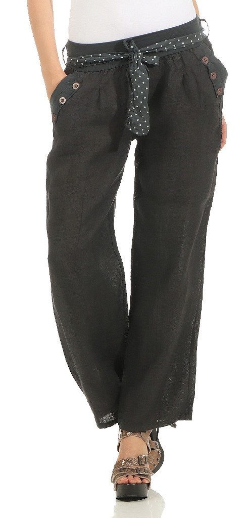 Mississhop Leinenhose Damen 100 % Leinen günstig online kaufen