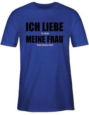 Shirtracer T-Shirt Ich liebe meine Frau - Nerd Geschenke - Herren Premium T-Shirt shirt gamer - weihnachtsgeschenke für partner männer - tshirt geek