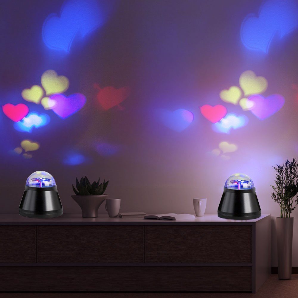 etc-shop LED Dekolicht, LED-Leuchtmittel fest verbaut, Tischleuchte Tischlampe Schlafzimmerleuchte, Dekolampe mit | Leuchtfiguren