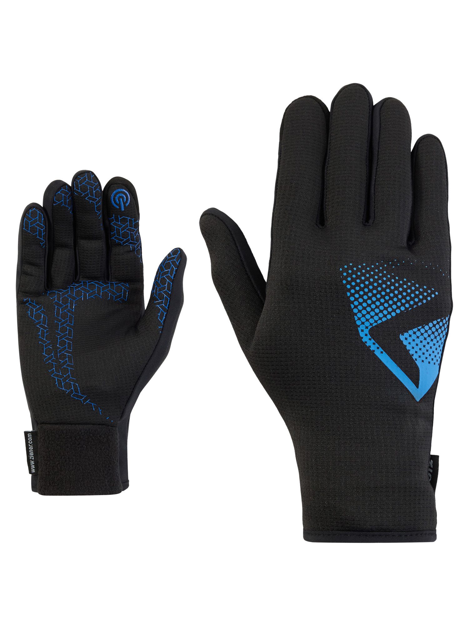Ziener Multisporthandschuhe ICKOSO-Z TOUCH warm, TOUCH-Funktion, bedruckte Innenhand