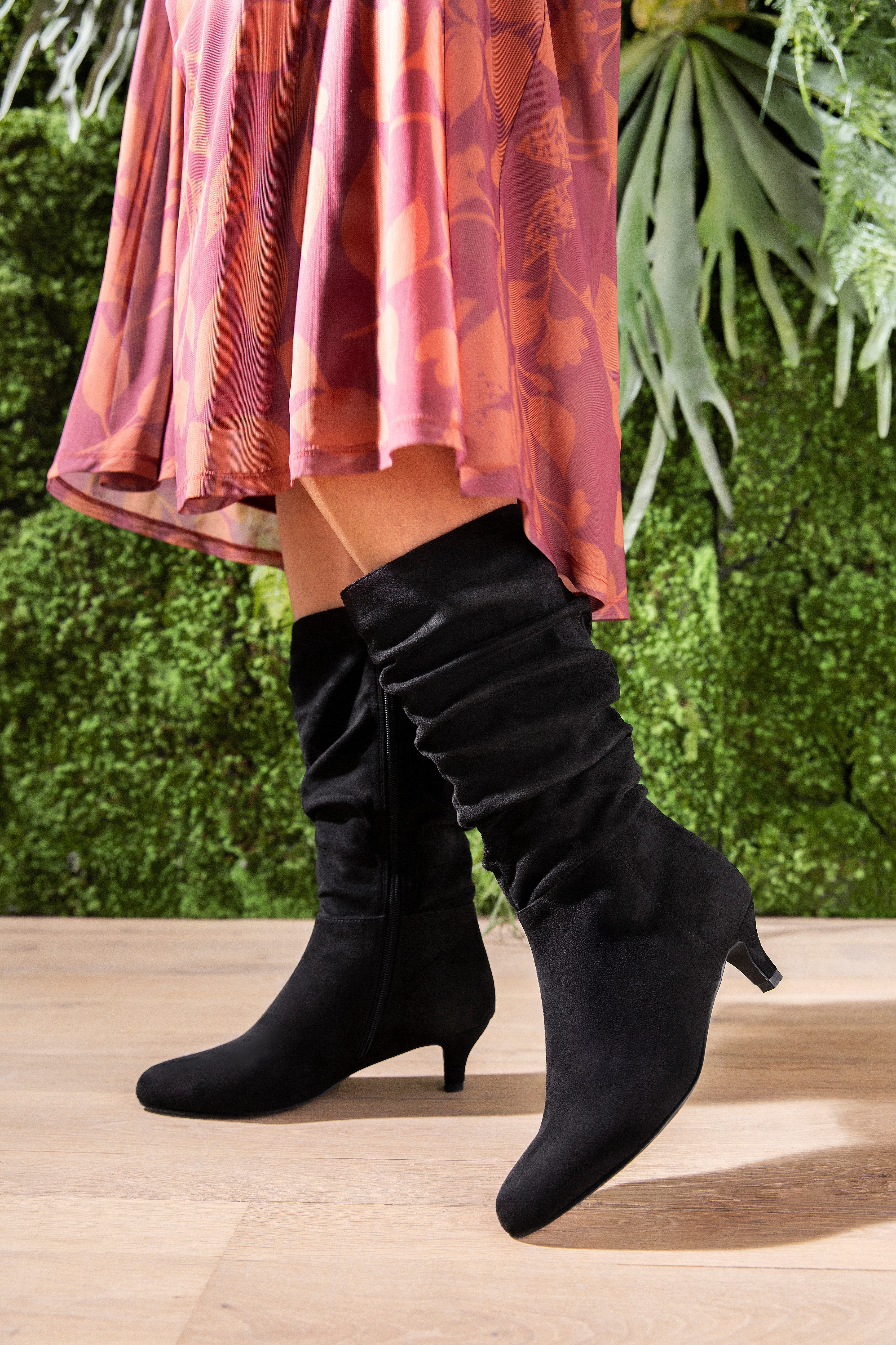 Aniston SHOES Stiefel mit Raffungen am slouchy Schaft - NEUE KOLLEKTION