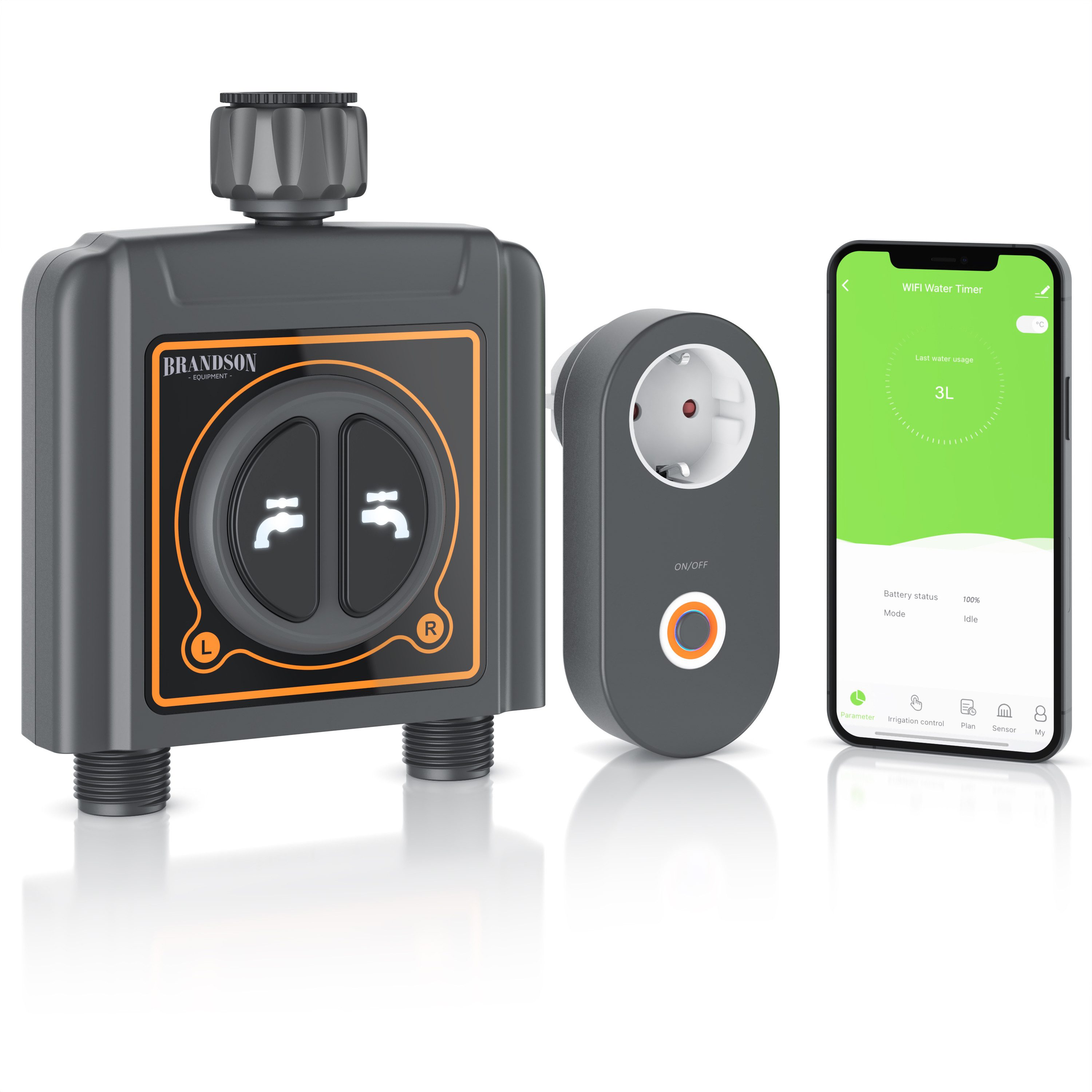Brandson Насосиssteuerung Насосиsuhr, Насосиssystem, automatische Насоси, Wasserzeitschaltuhr mit Wifi