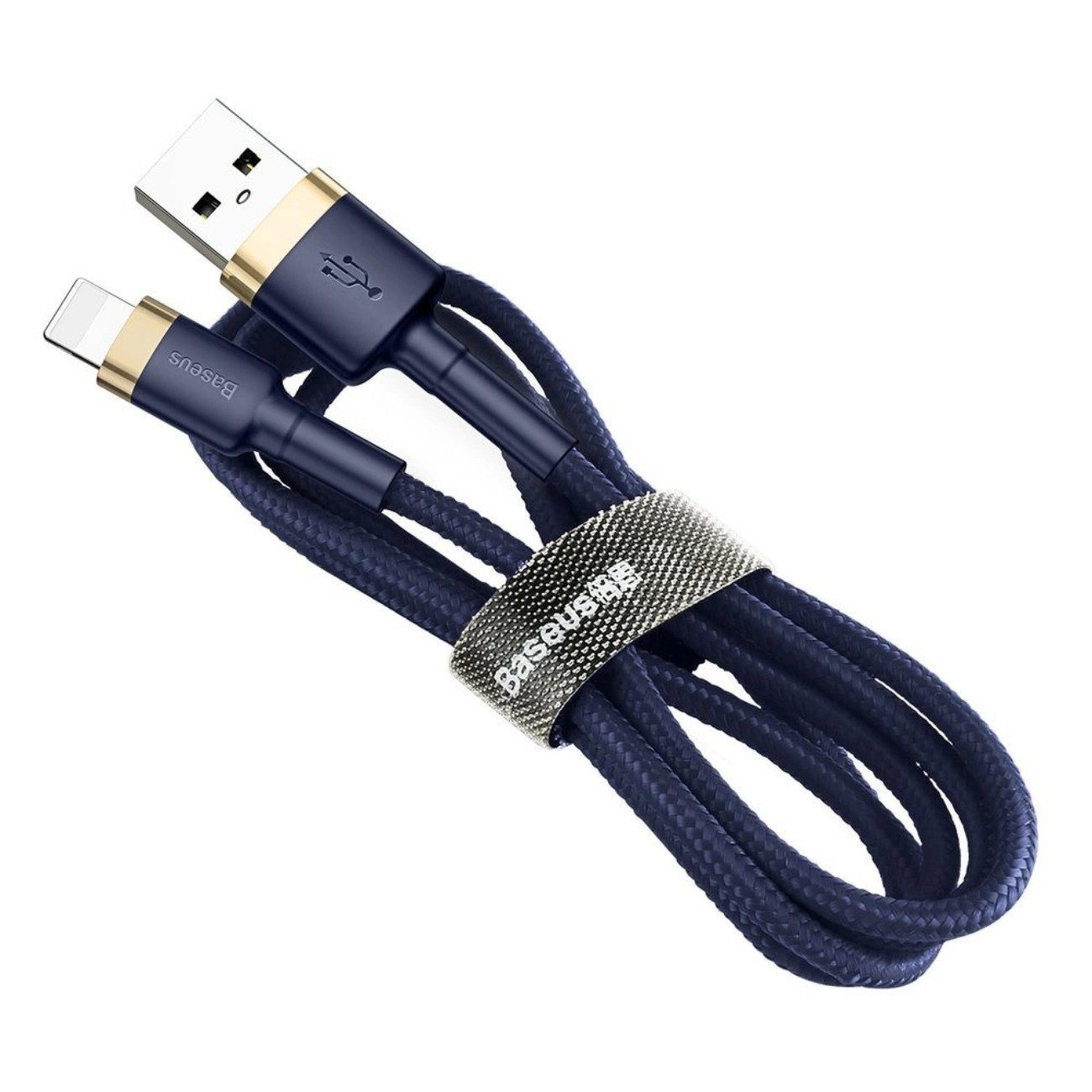 Baseus Cafule USB-Kabel, USB-A, Lightning, Lightning (200 cm), 2 m Länge, SR-Schutz, 1,5 A Schnellladung, robustes Nylongeflecht