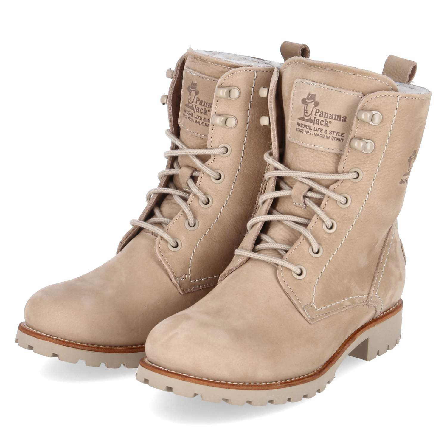 Panama Jack Panama Jack Winterboots Fara Igloo Trav B12 Damen Rauleder beige Winterstiefel
