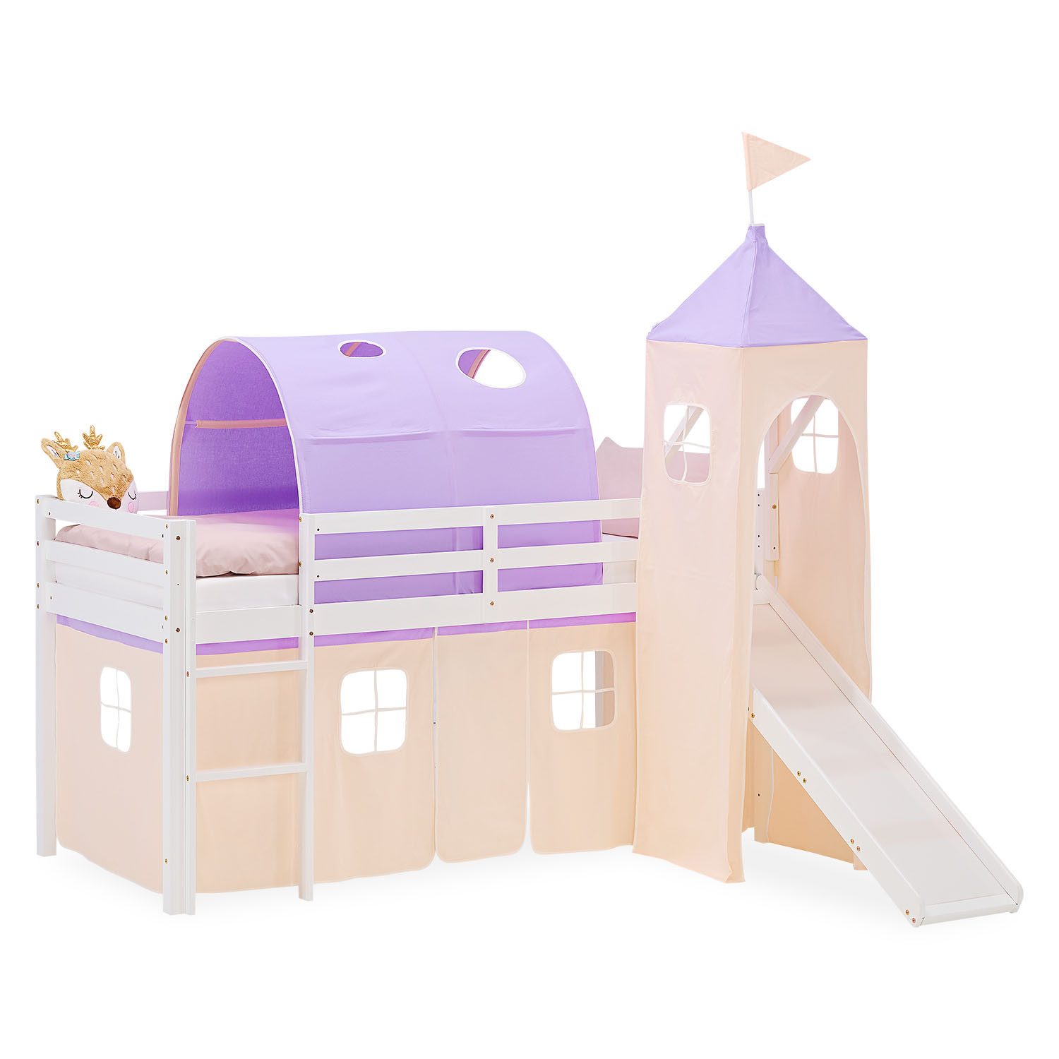 Homestyle4u Hochbett 90x200 Stockbett Kinderbett Holz günstig online kaufen