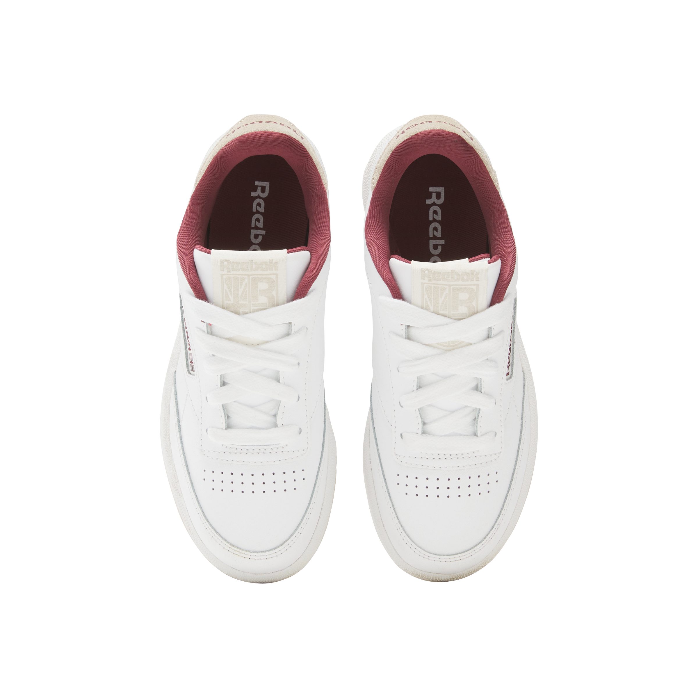 weiß-rot Reebok CLUB C Classic Sneaker