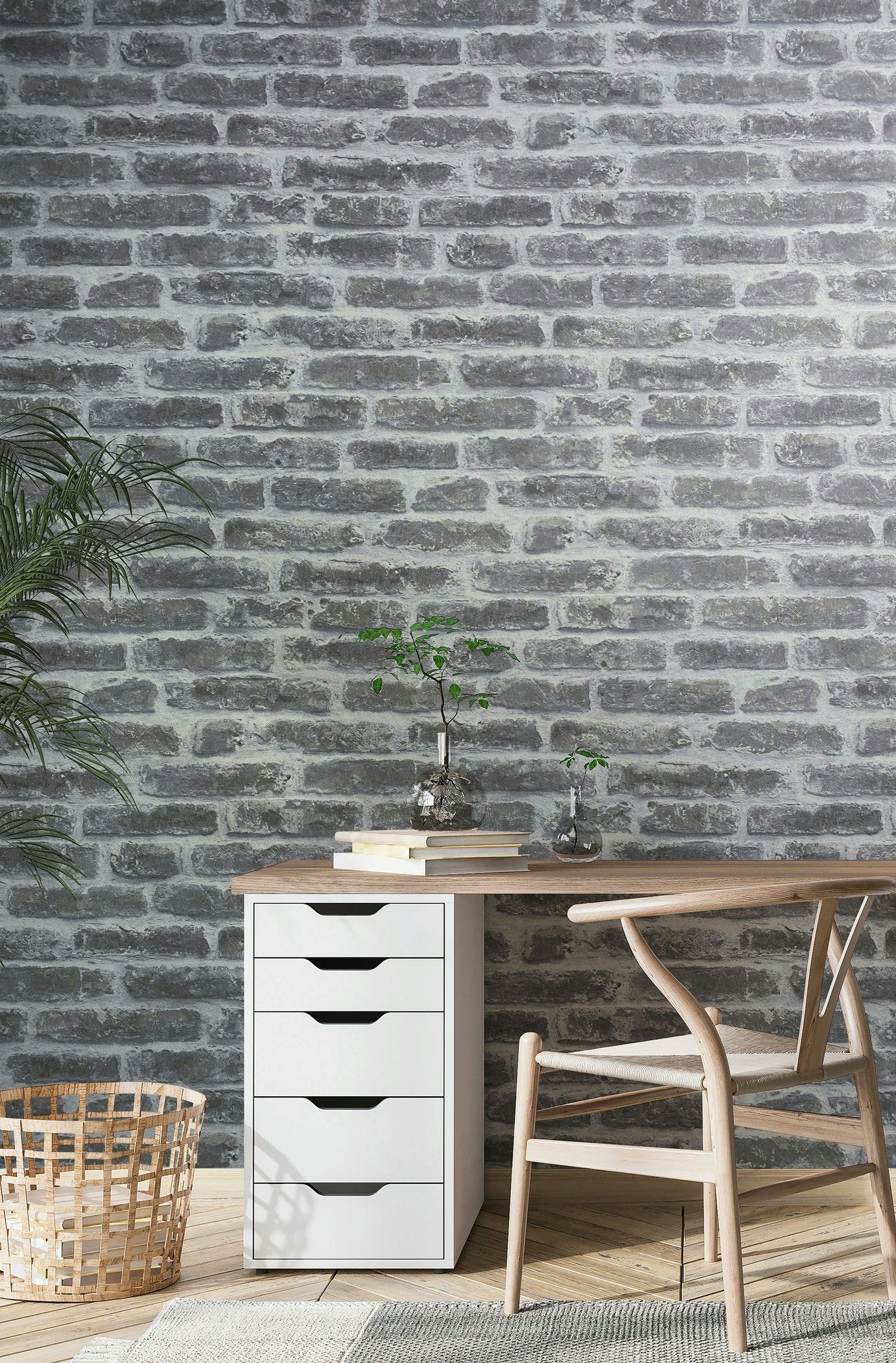 Marburg Vliestapete Natural Nook, Steinoptik, moderne Vliestapete für Wohnzimmer Schlafzimmer Küche