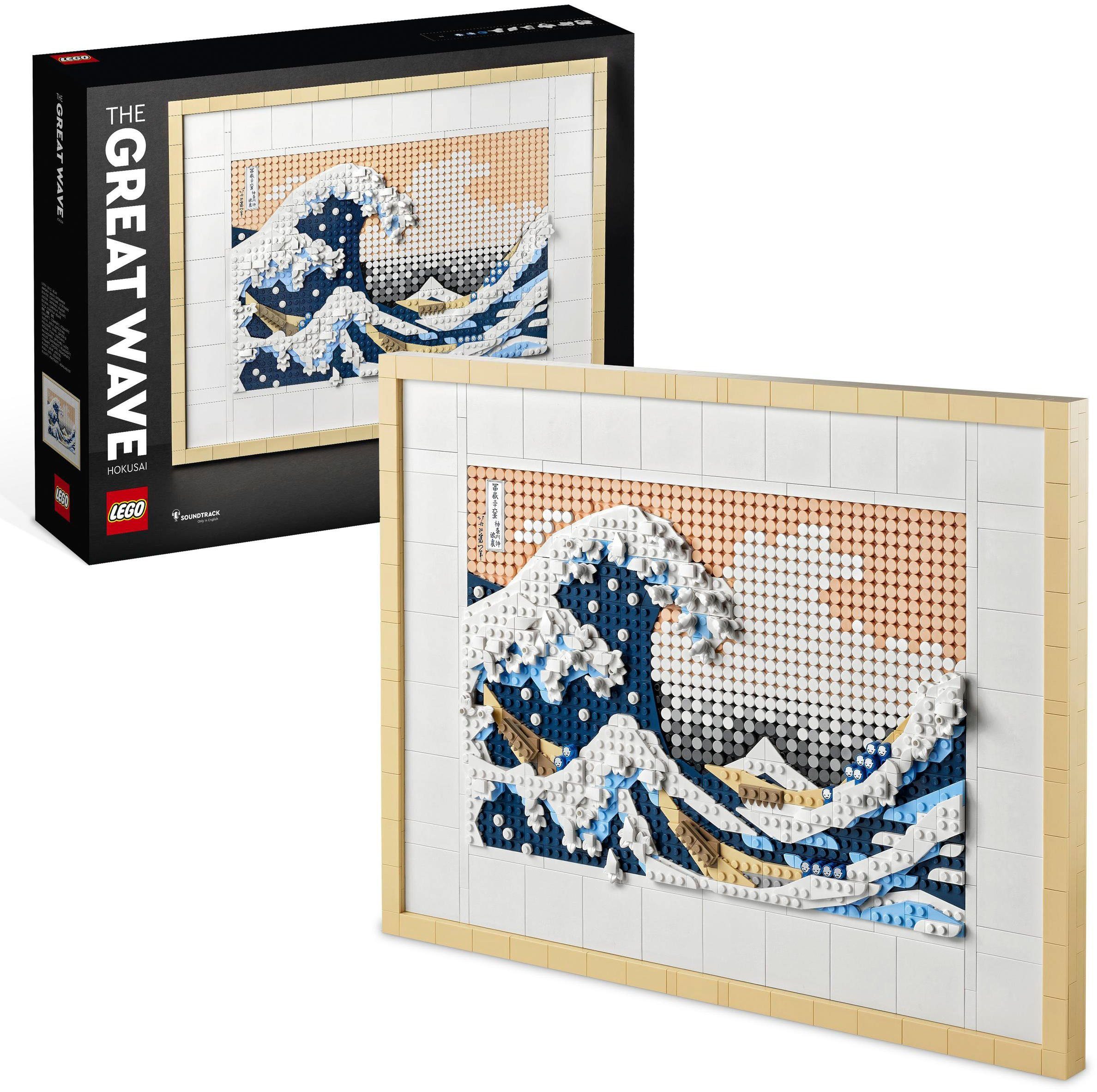 LEGO® Konstruktionsspielsteine Art, (31208), (1810 St) LEGO® Welle – Hokusai Große
